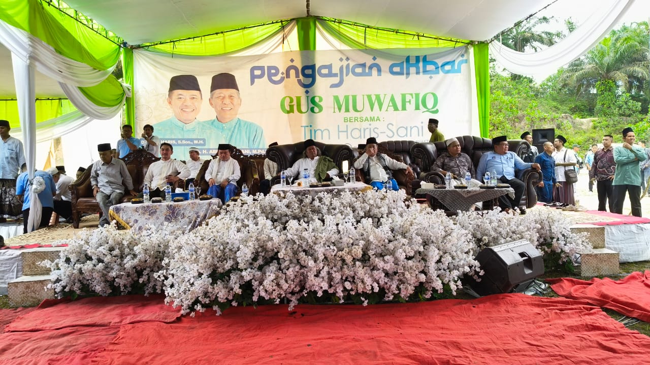 Haris-Sani Gelar Tabligh Akbar Bersama Gus Muwafiq di Sungai Bahar