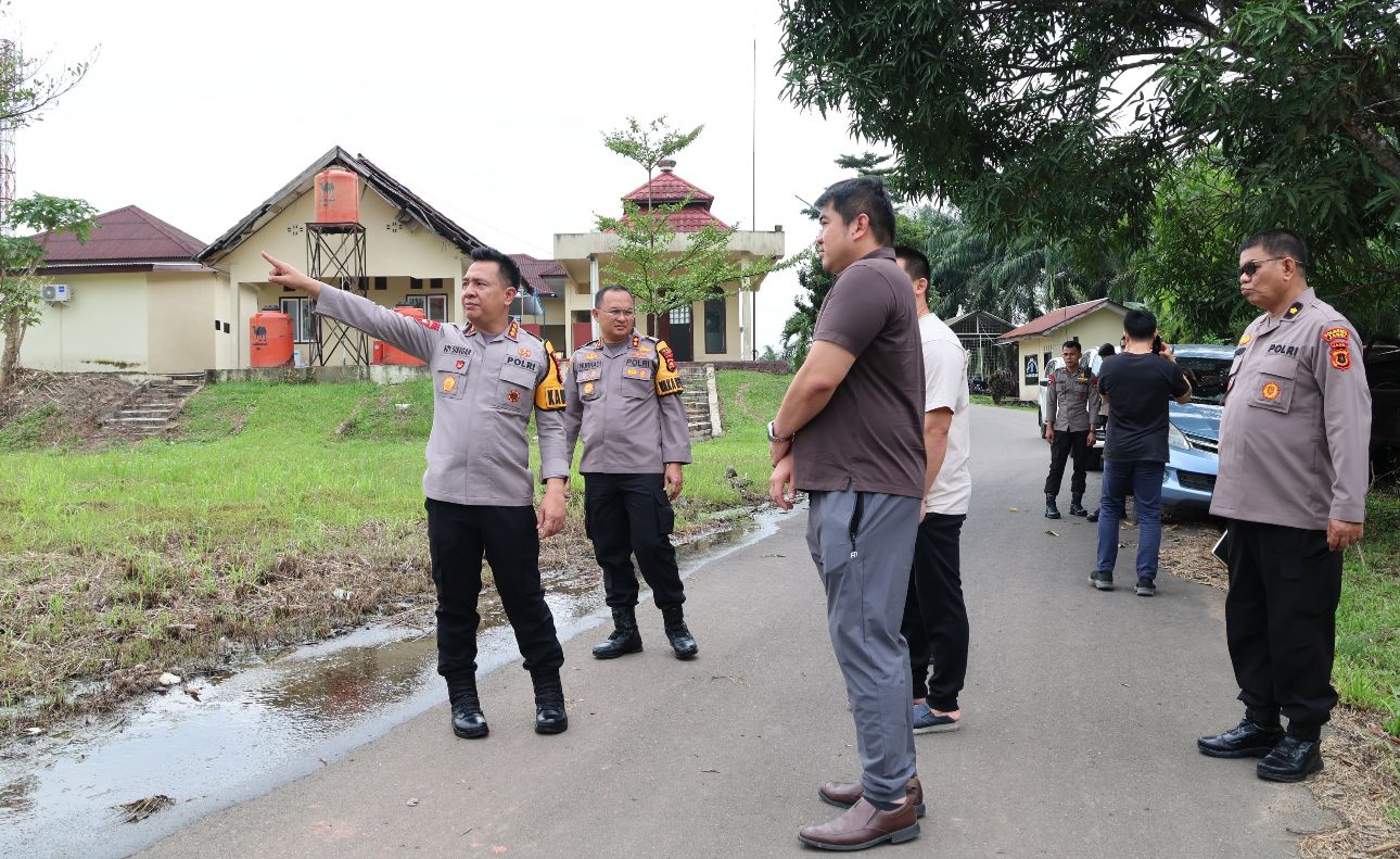 Cek Lahan Pembangunan SPPG Dapur Sehat, Kapolresta Jambi sebut Memastikan Kesiapan Pembangunan sesuai Standar