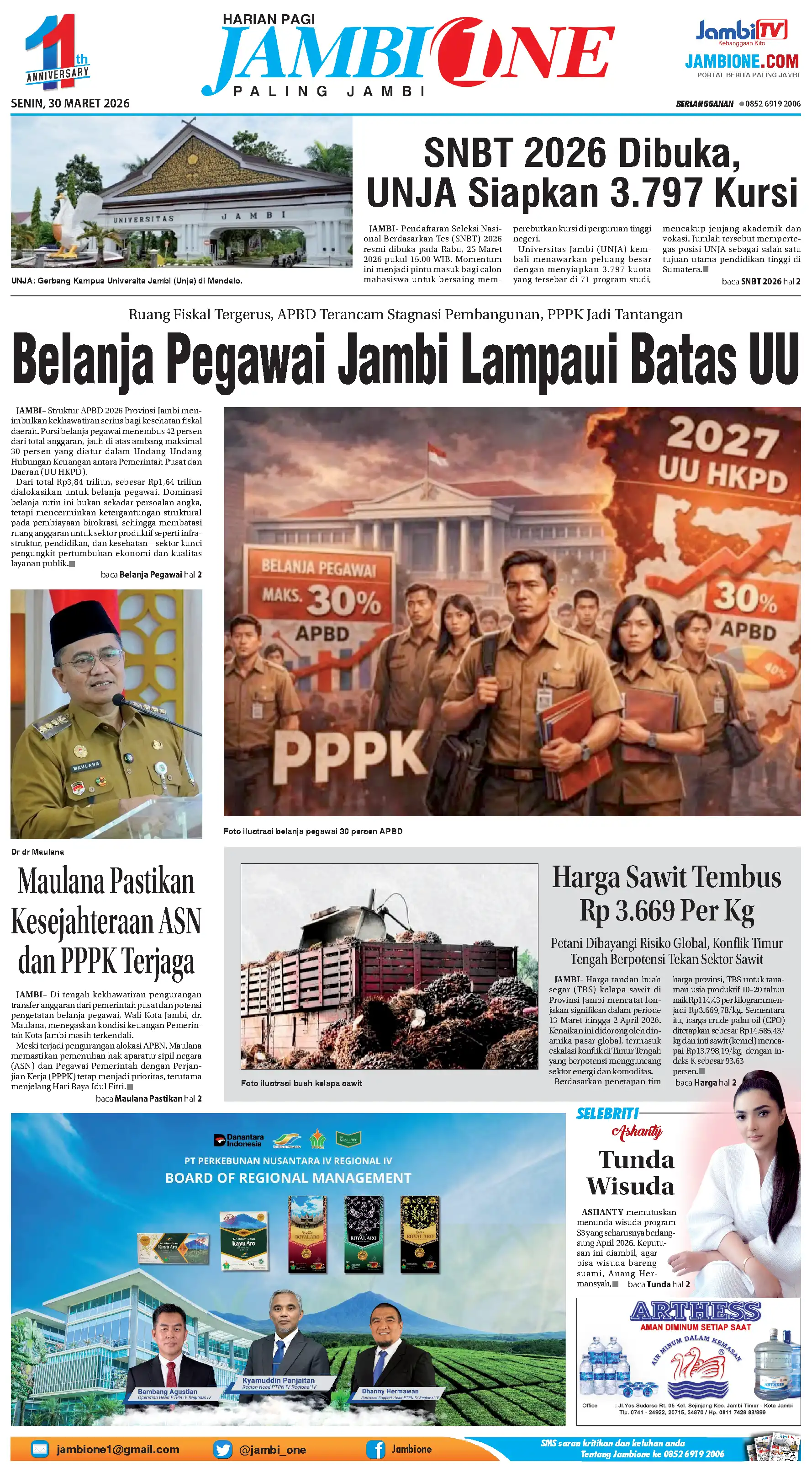 Edisi 30 Maret 2026
