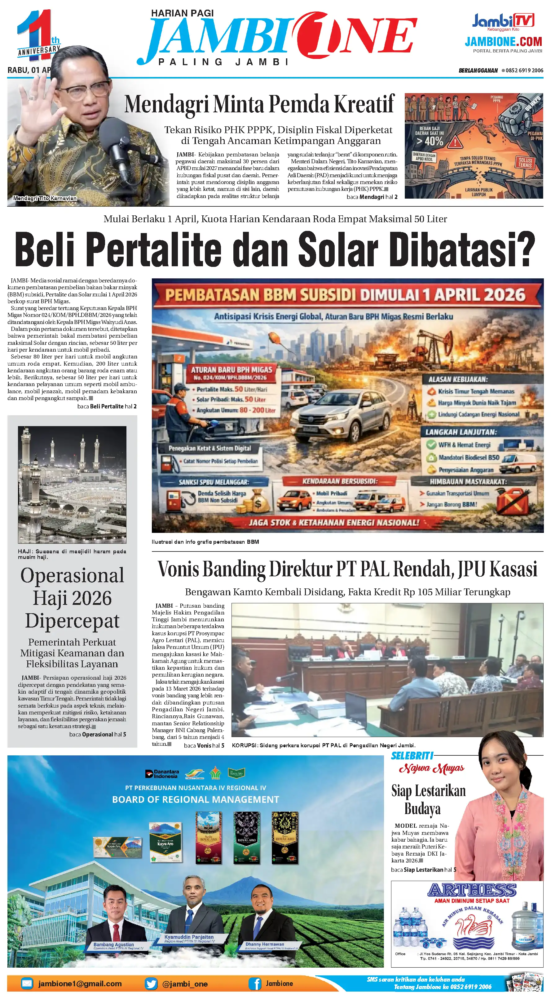 Edisi 01 April 2026