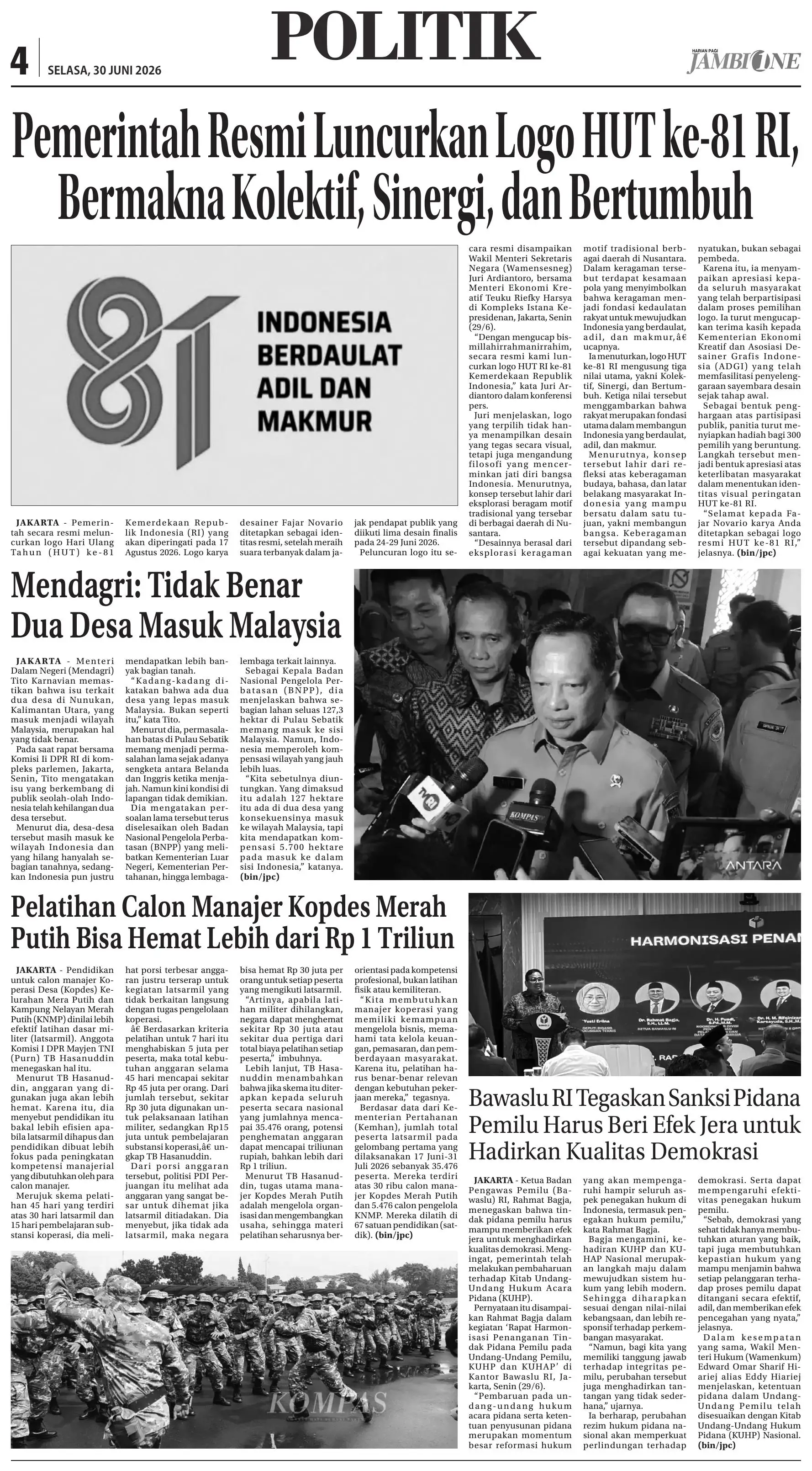 Halaman Koran