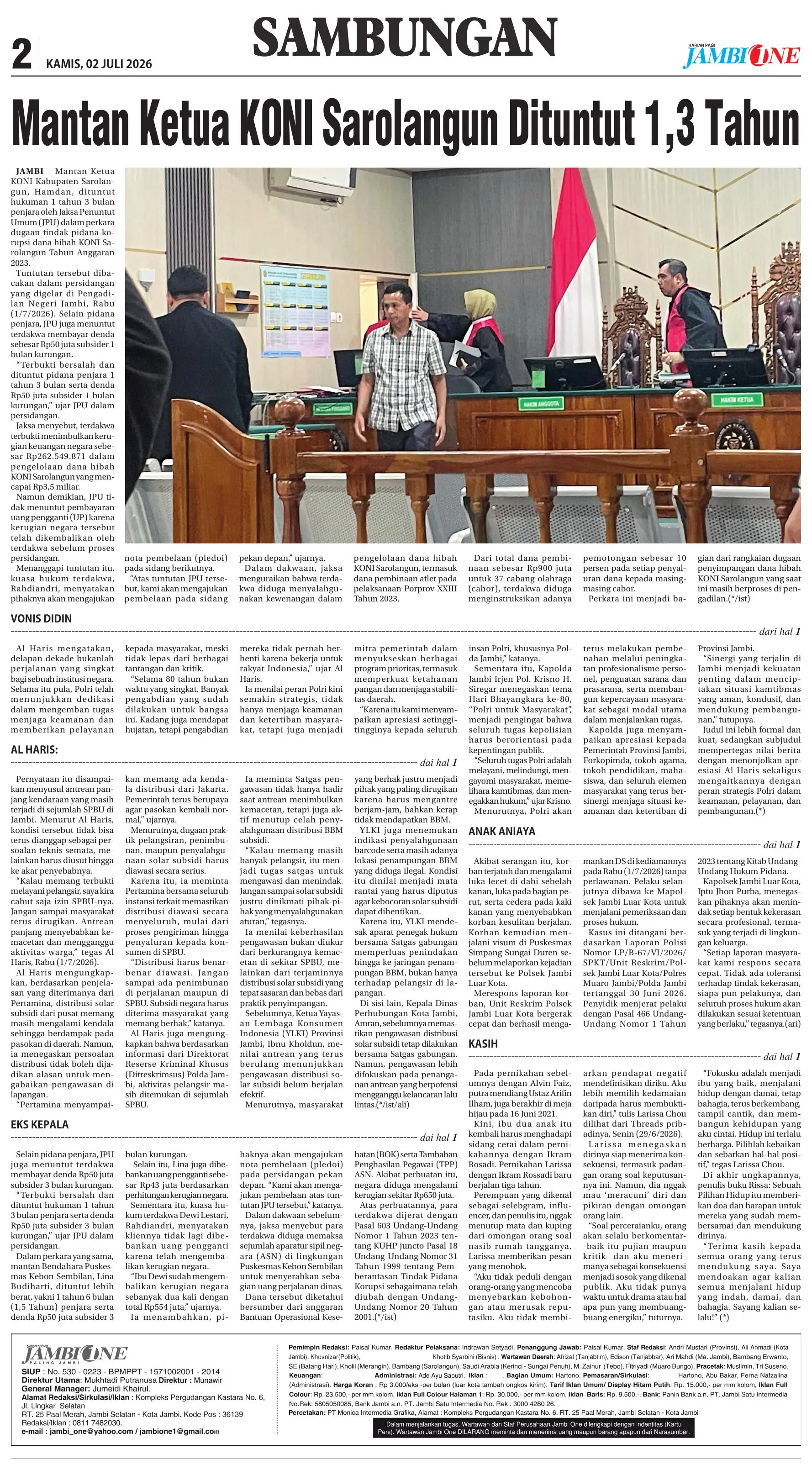 Halaman Koran