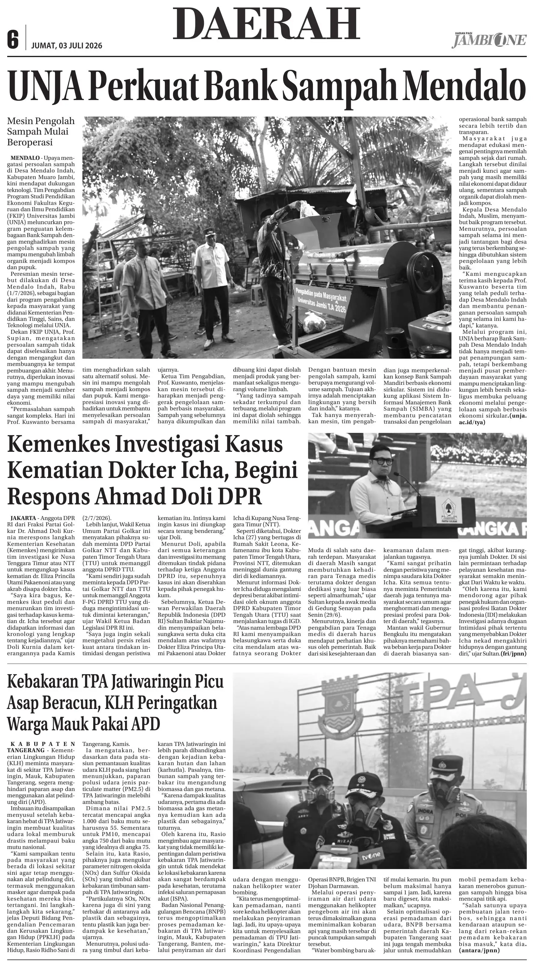 Halaman Koran