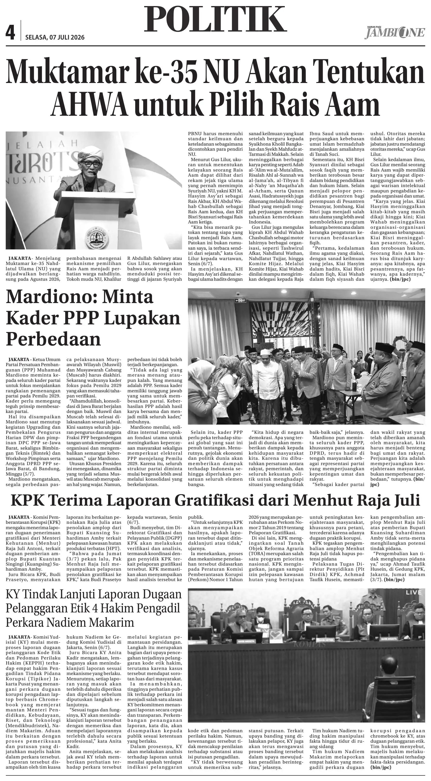 Halaman Koran