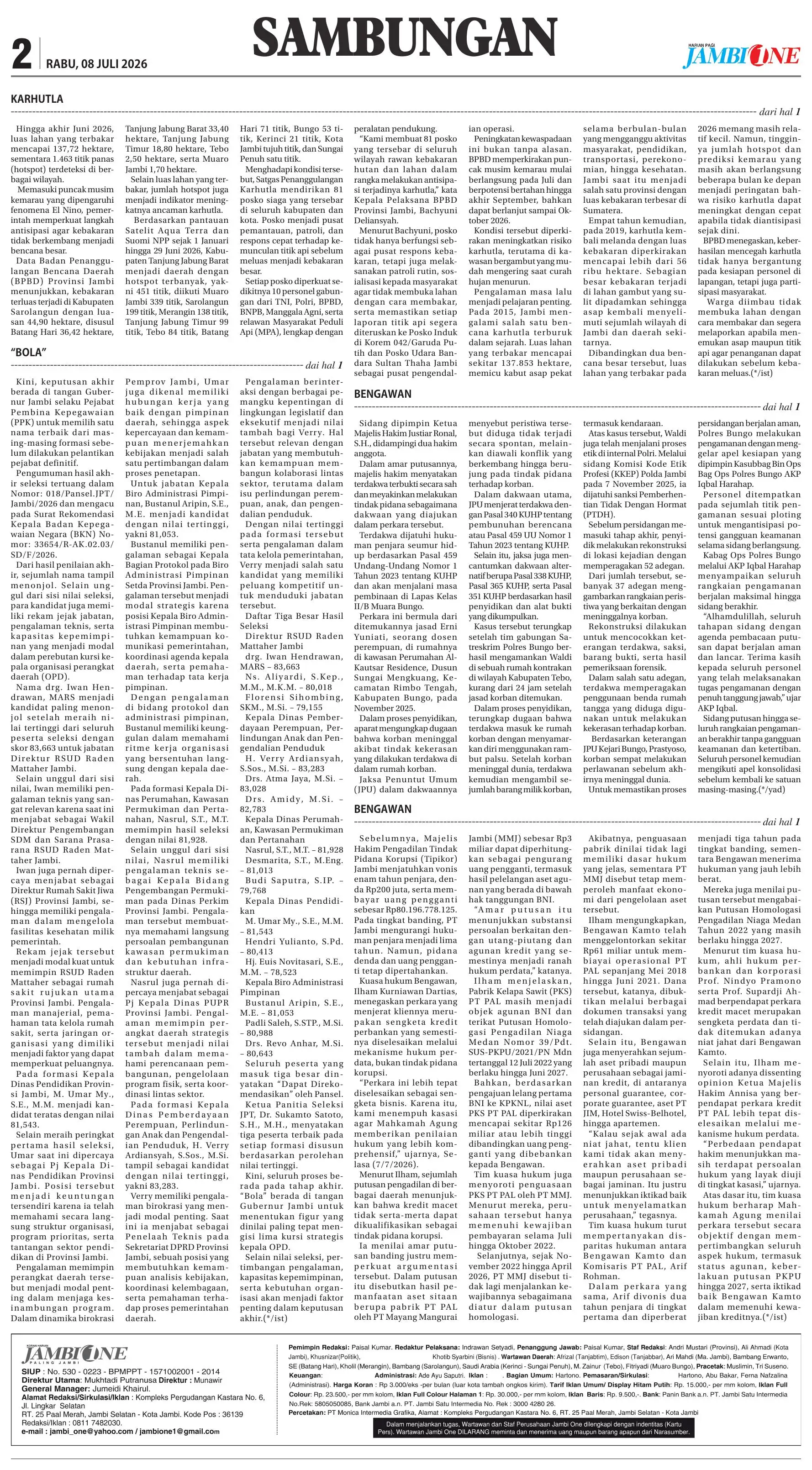 Halaman Koran