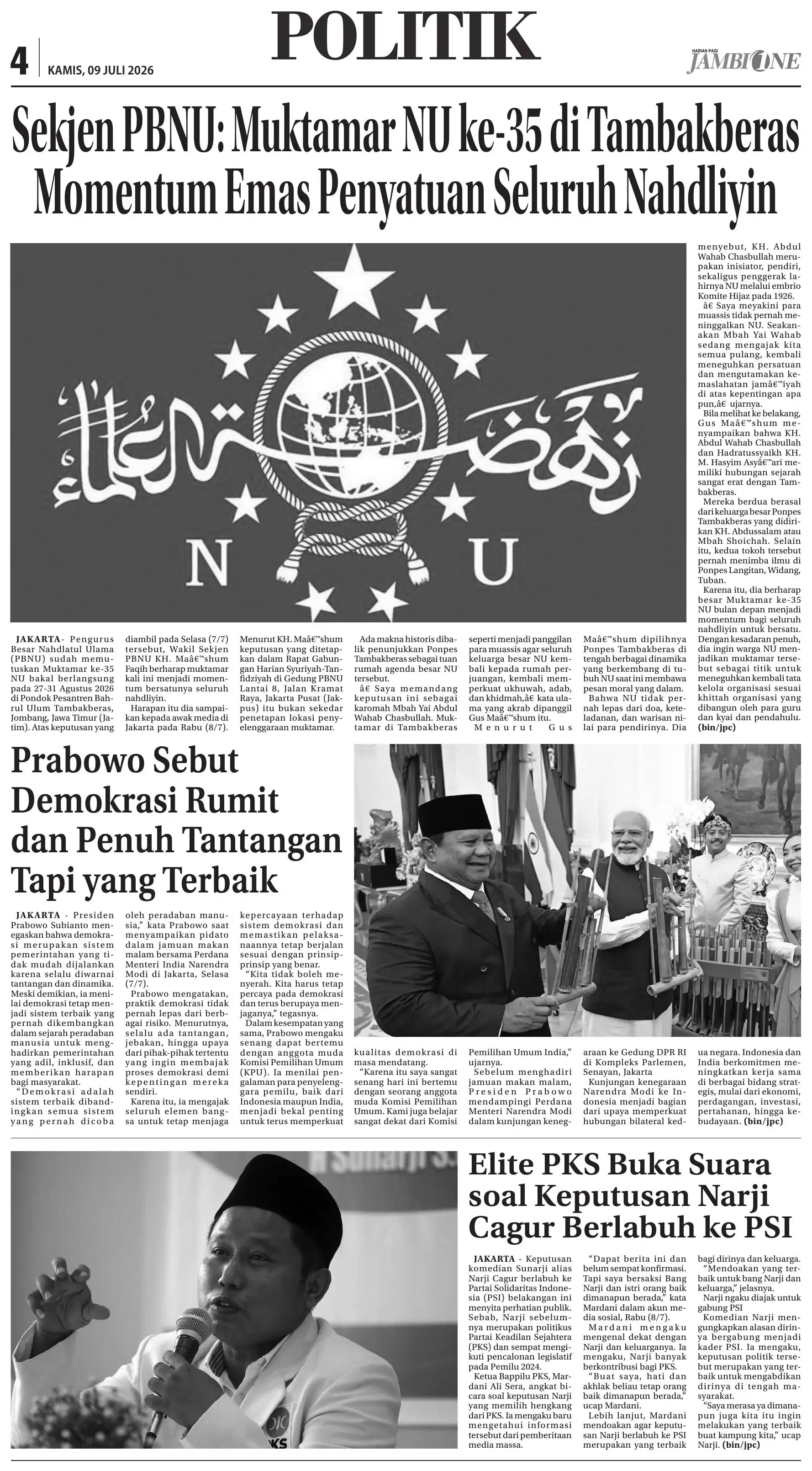 Halaman Koran