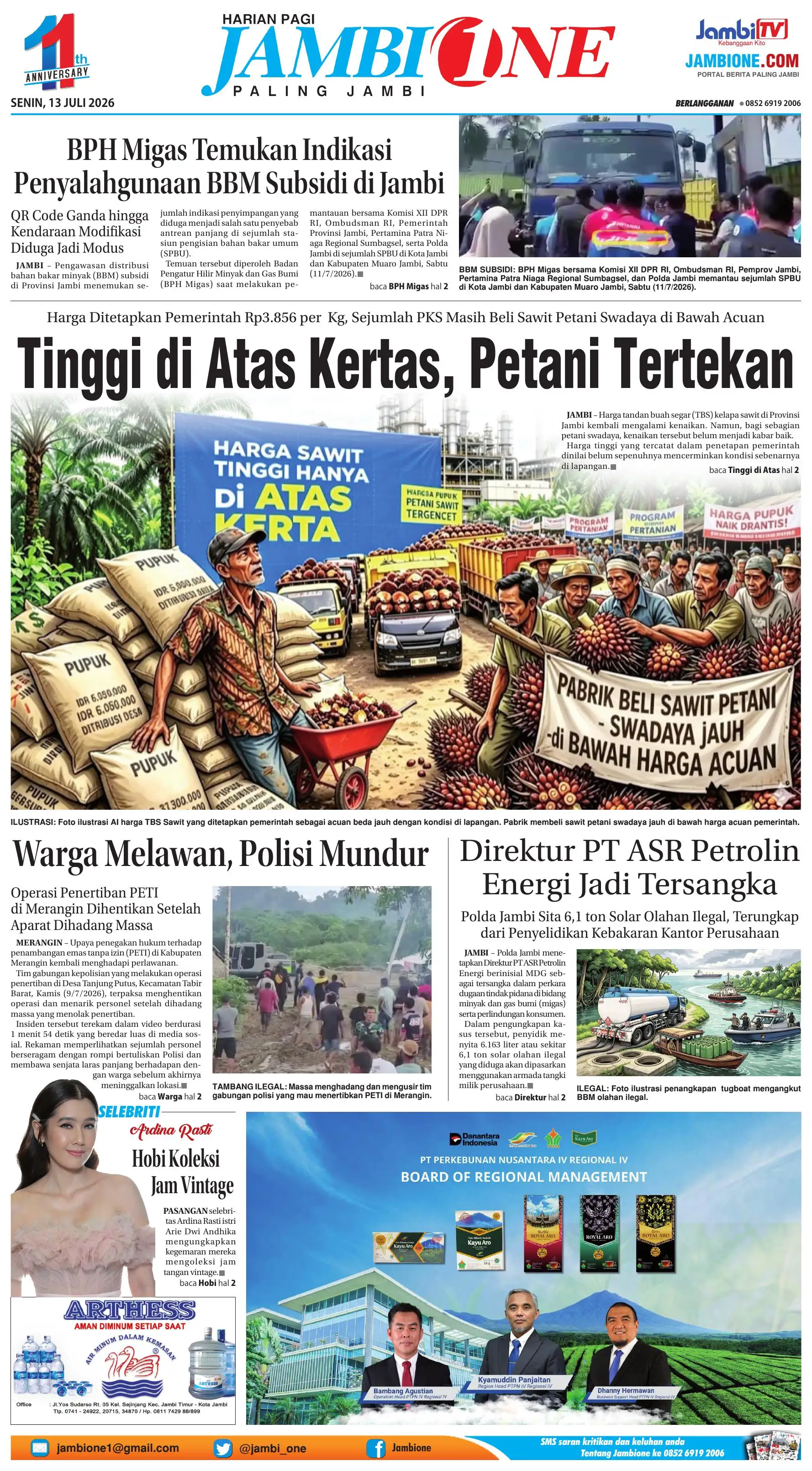 Edisi 13 Juli 2026