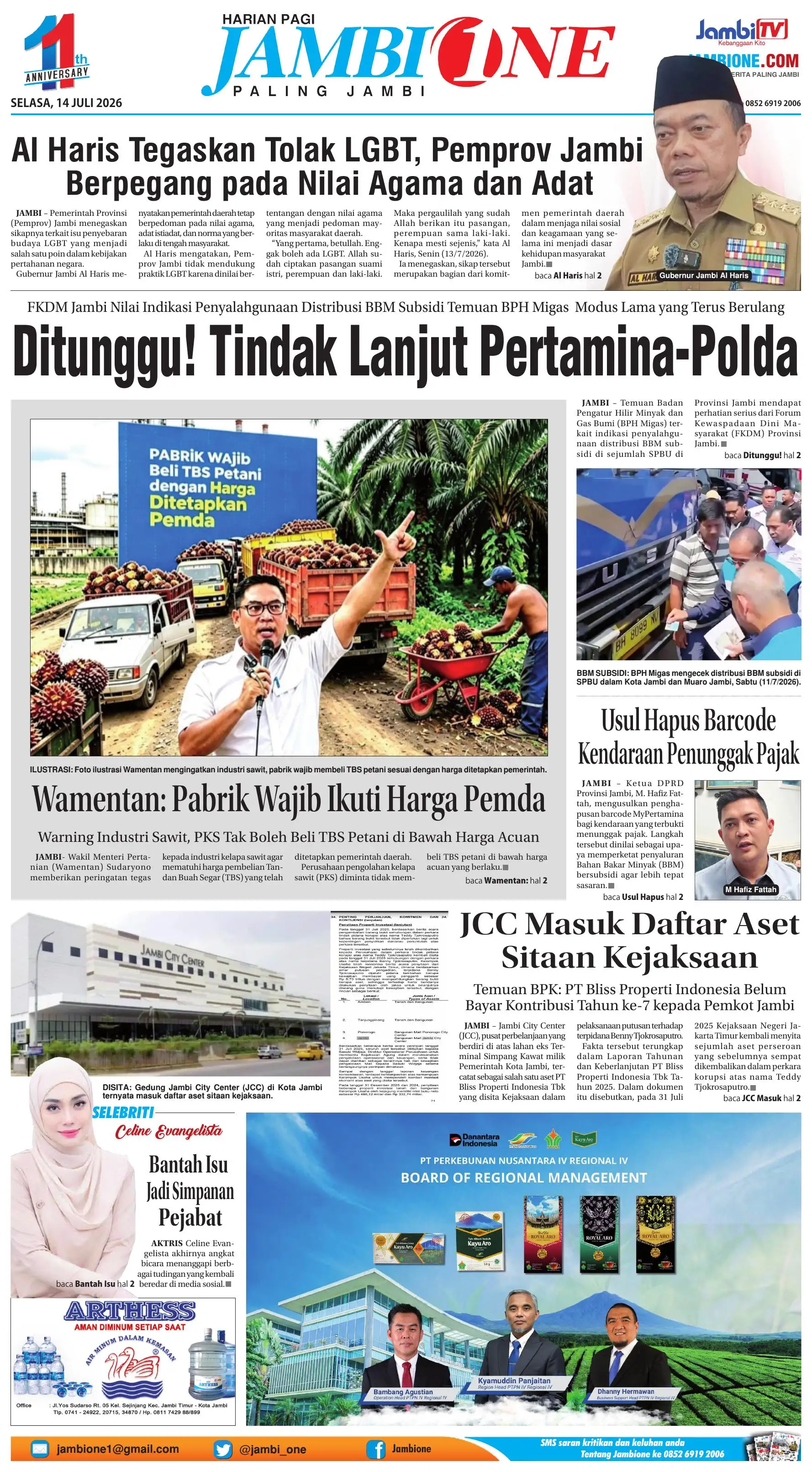 Edisi 14 Juli 2026