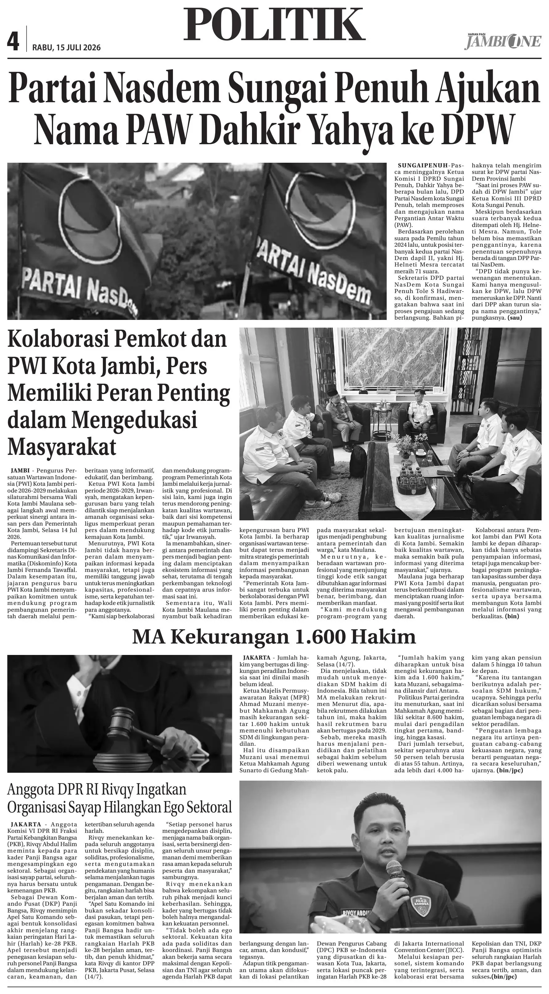 Halaman Koran