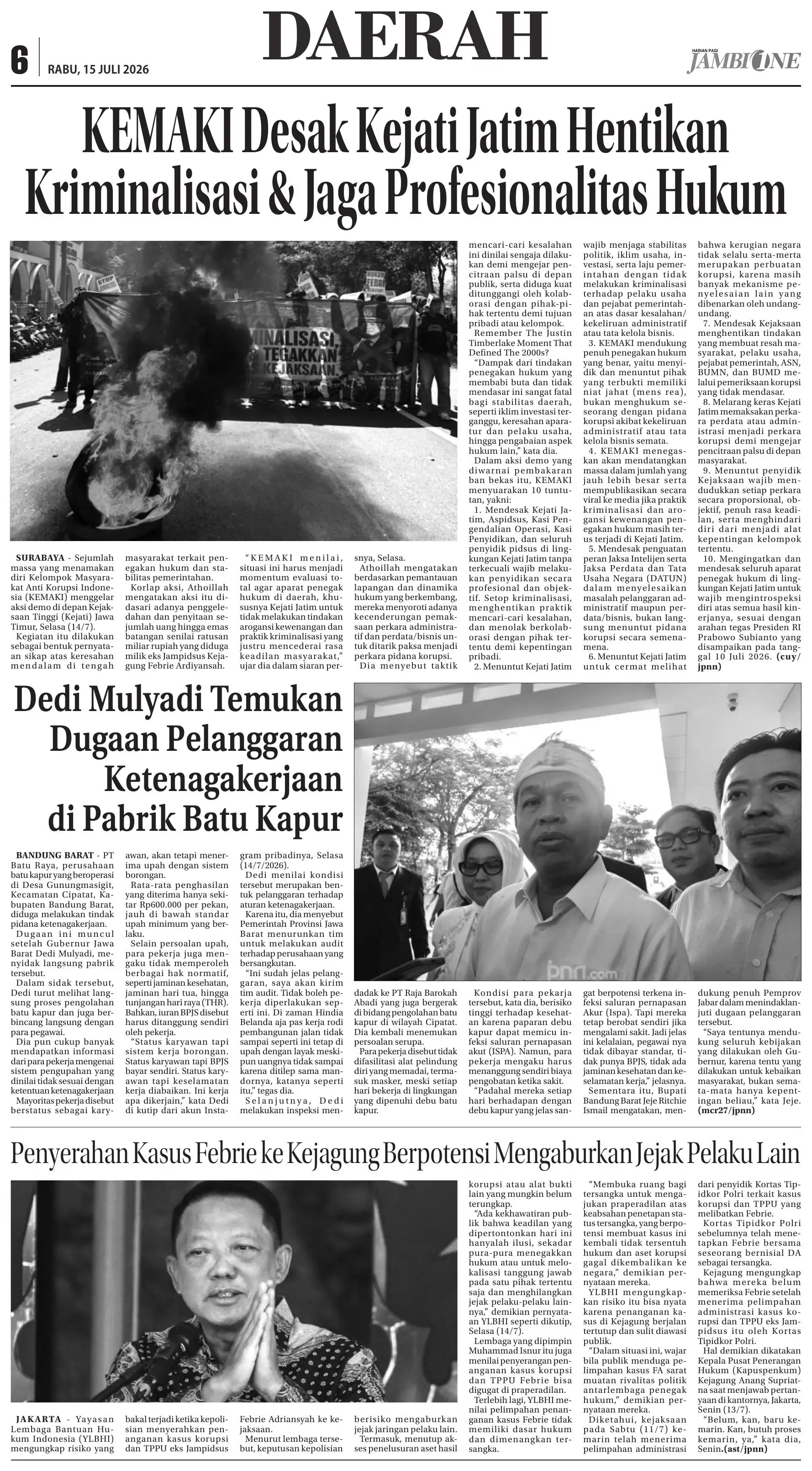 Halaman Koran