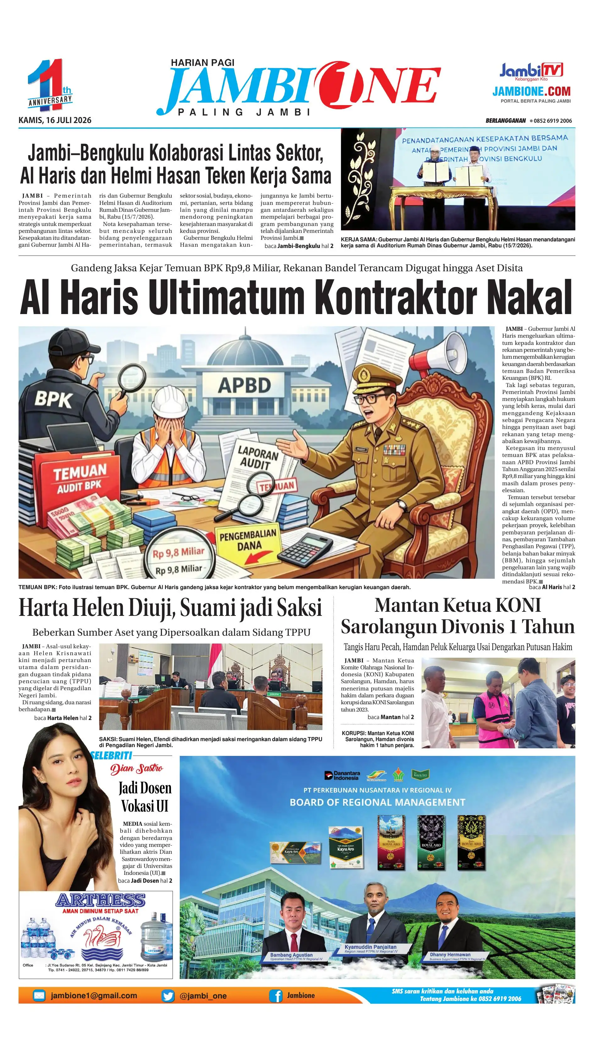 Edisi 16 Juli 2026