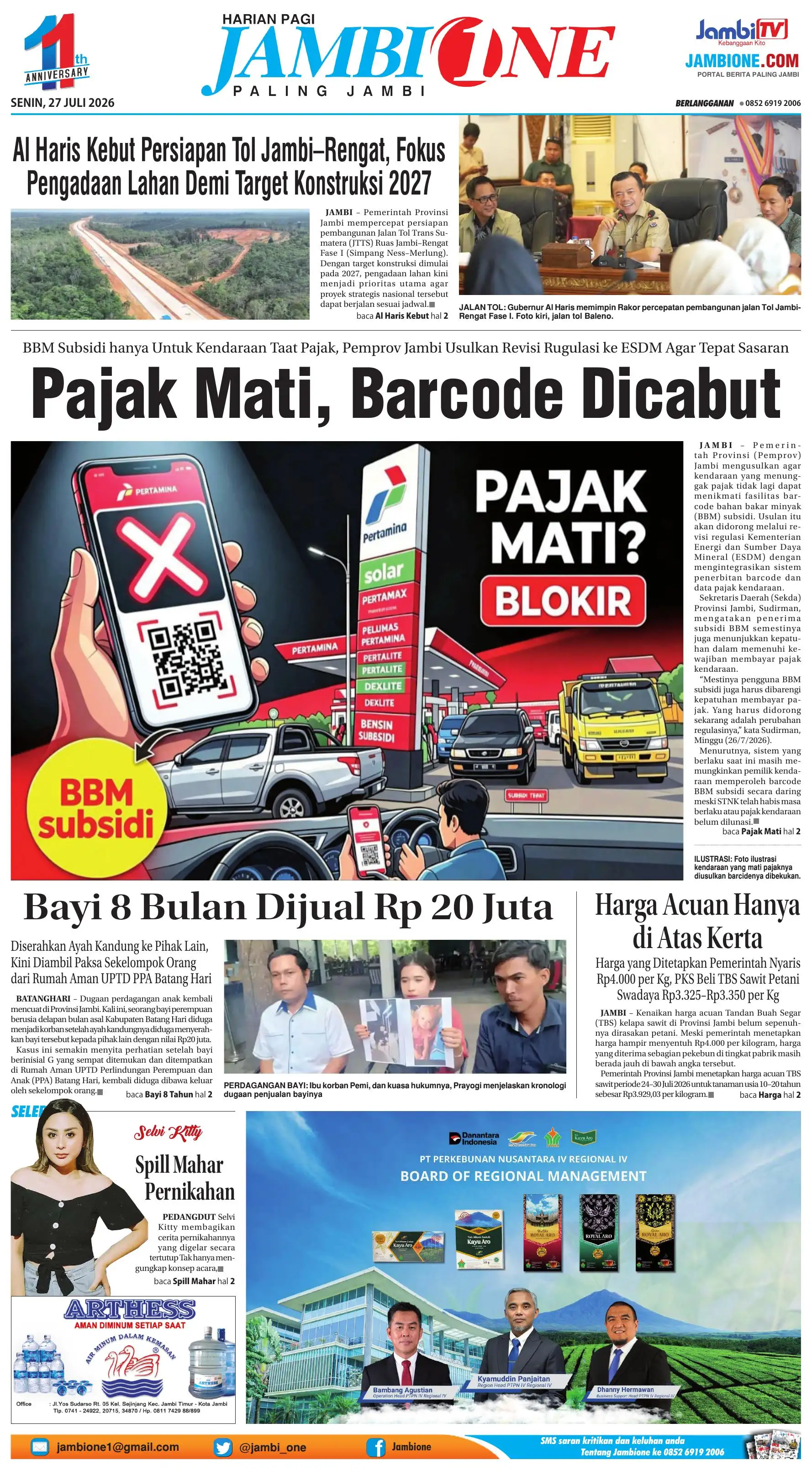 Edisi 27 Juli 2026