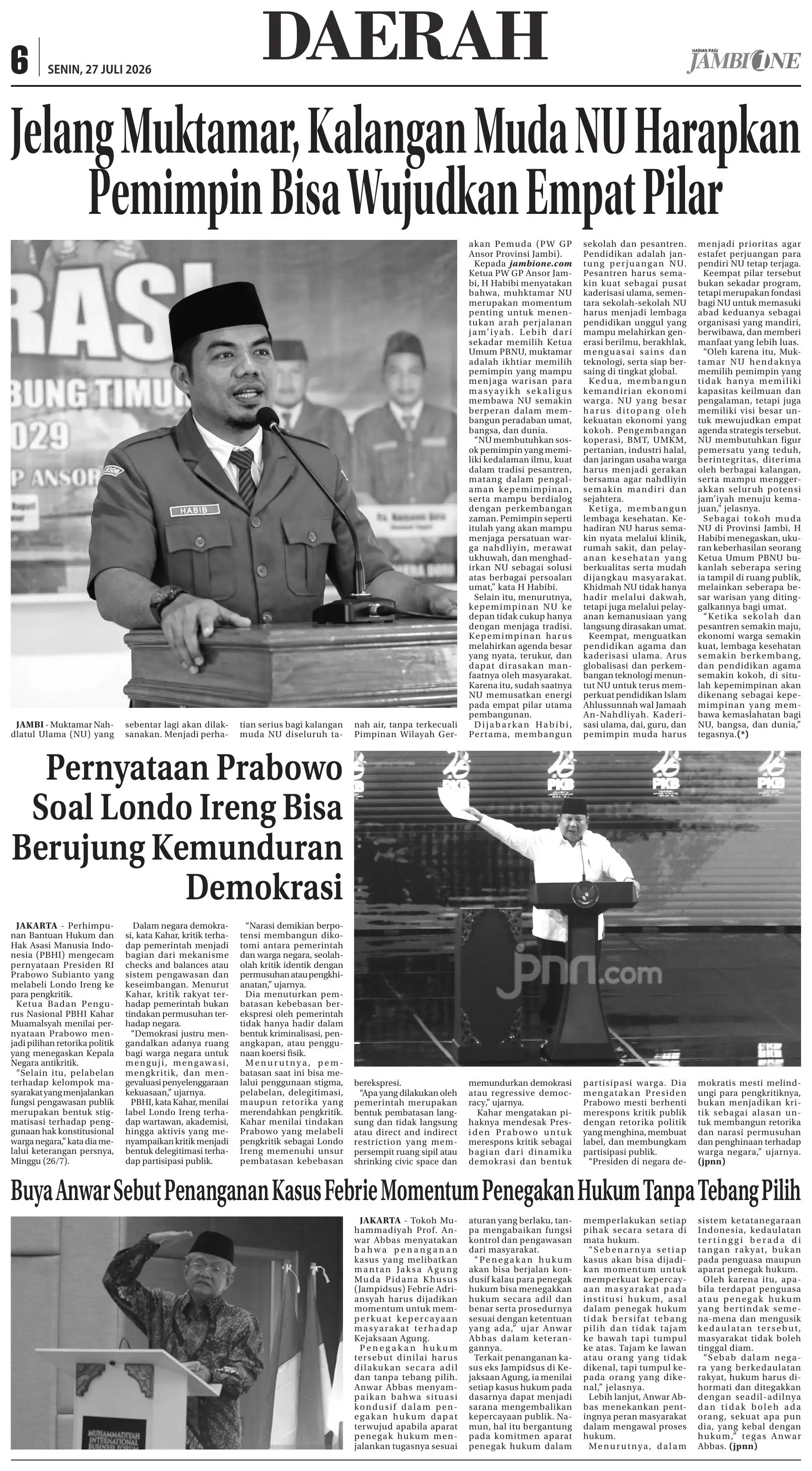 Halaman Koran