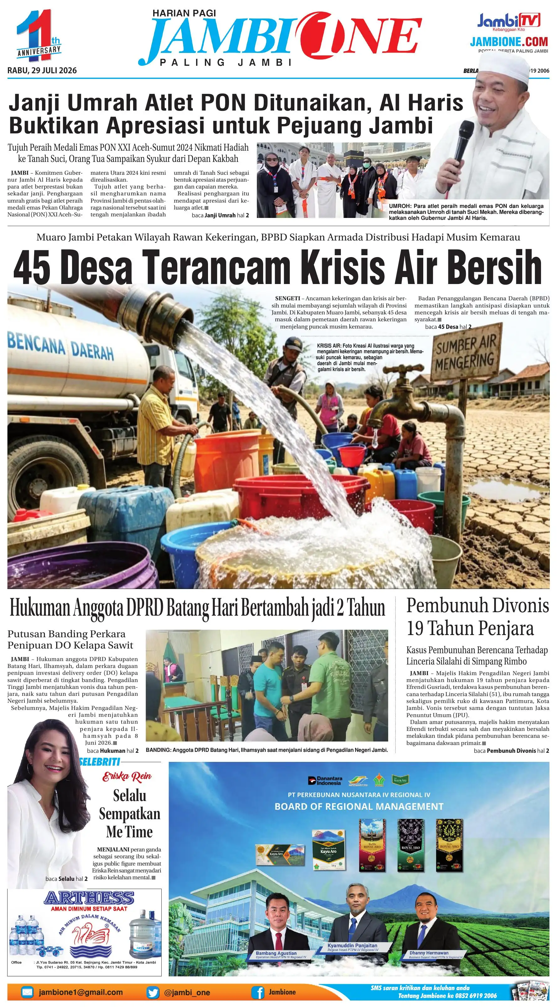 Edisi 29 Juli 2026