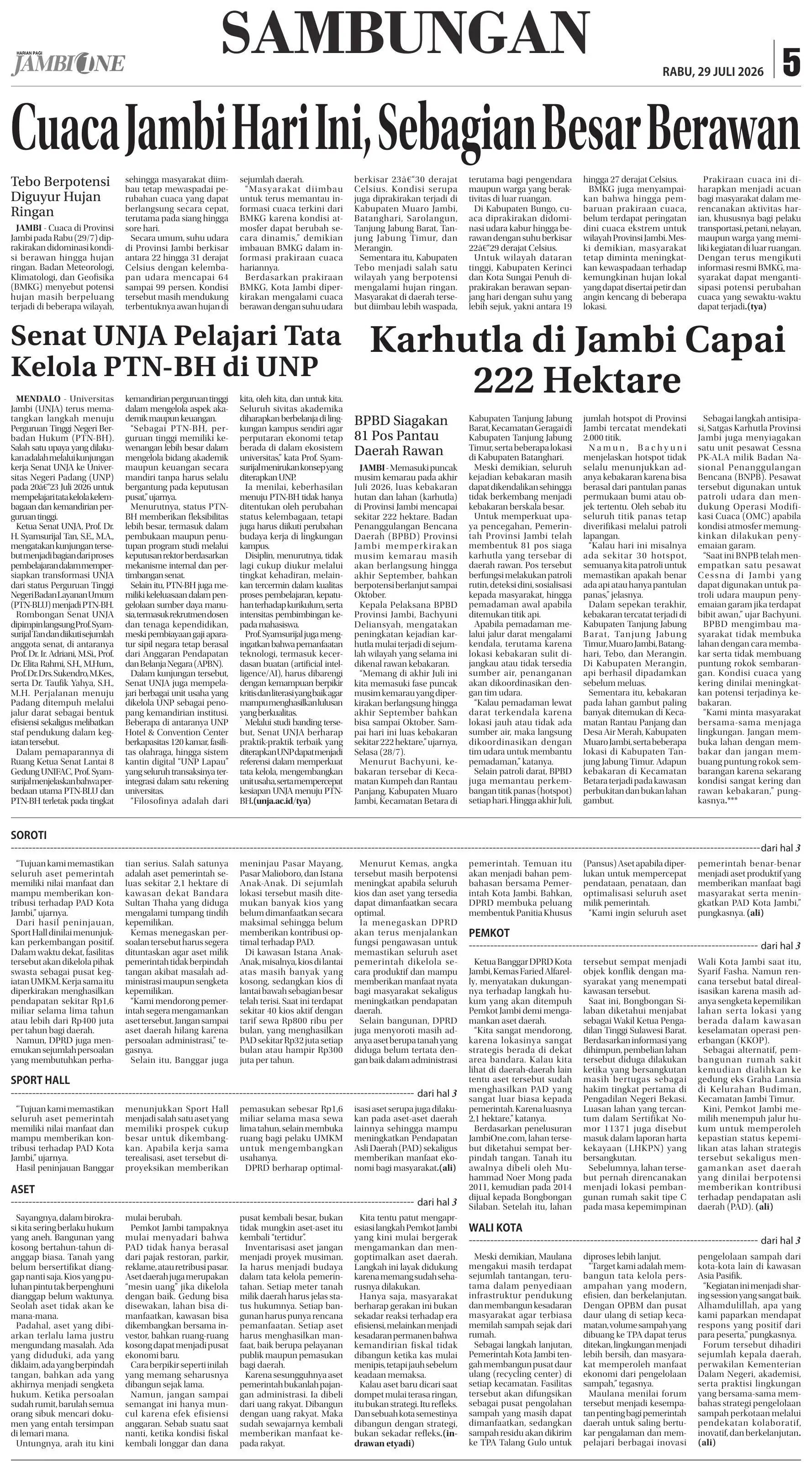 Halaman Koran