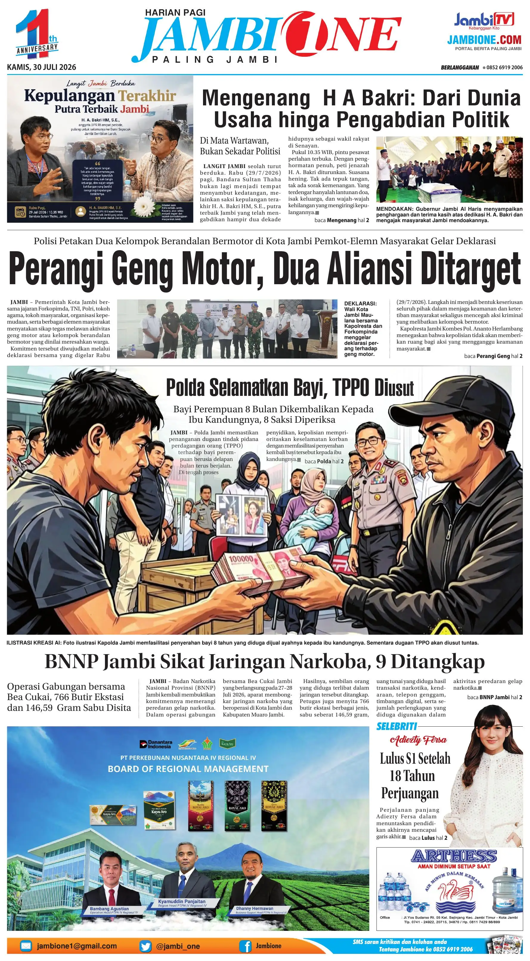 Edisi 30 Juli 2026
