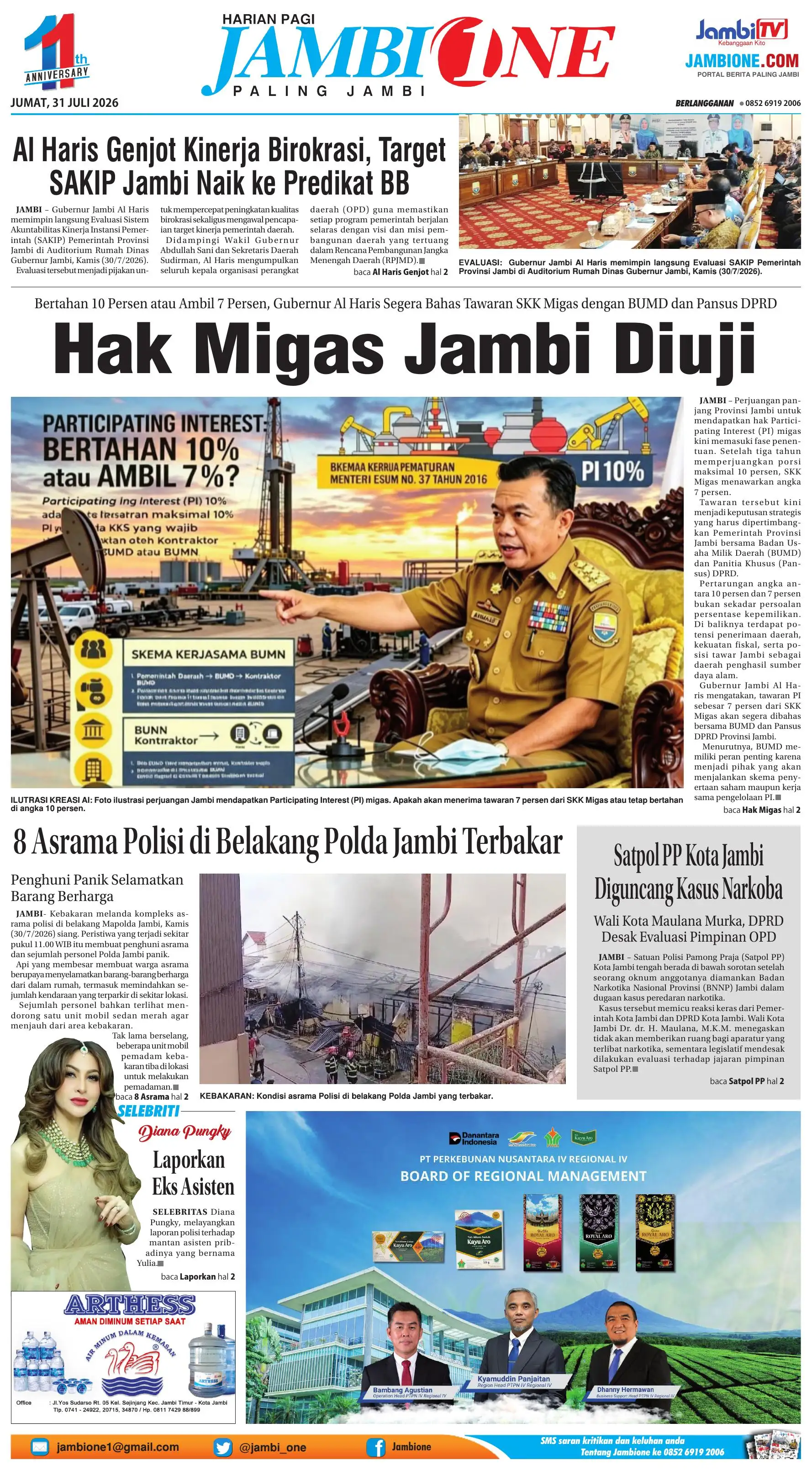 Edisi 31 Juli 2026