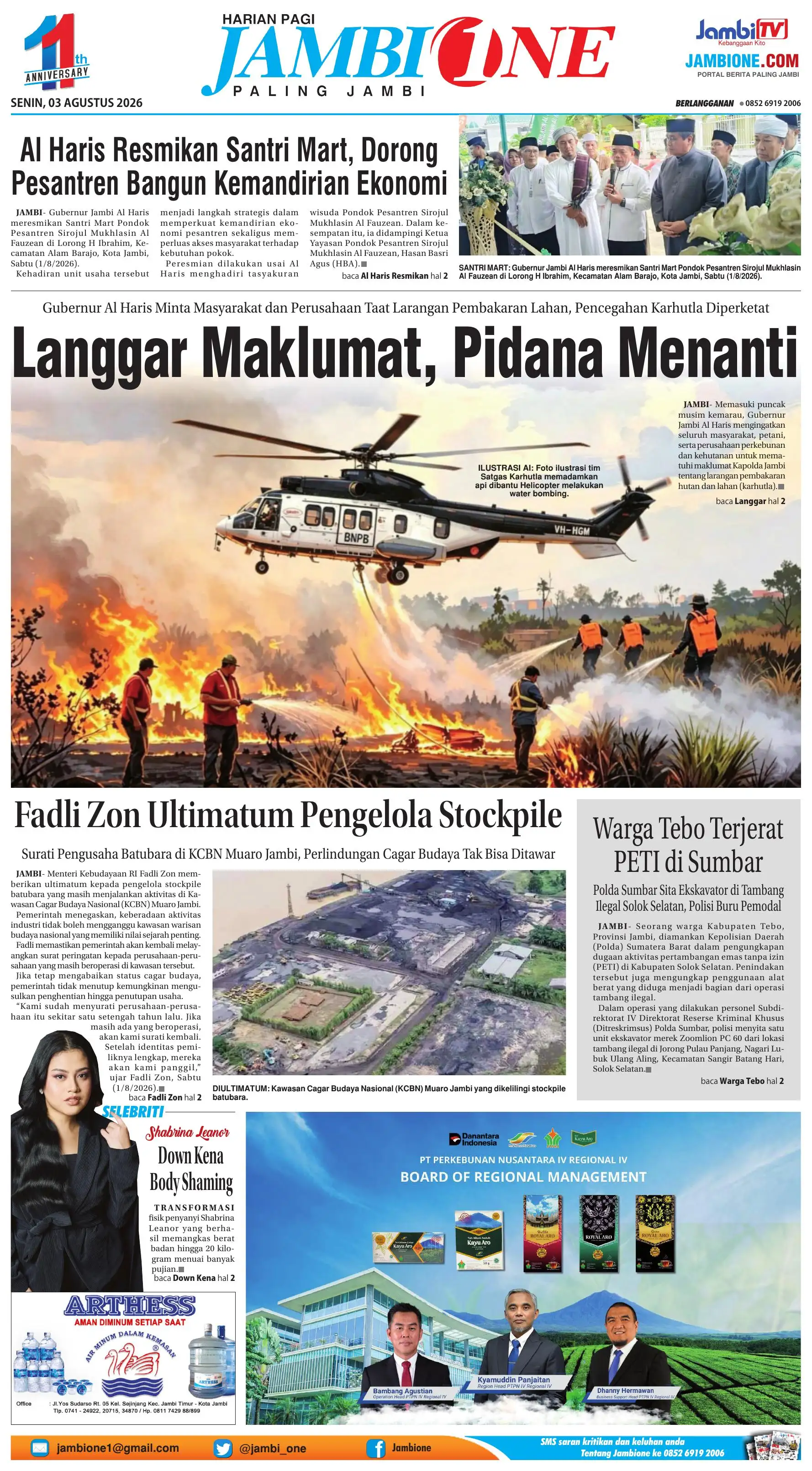 Edisi 03 Agustus 2026