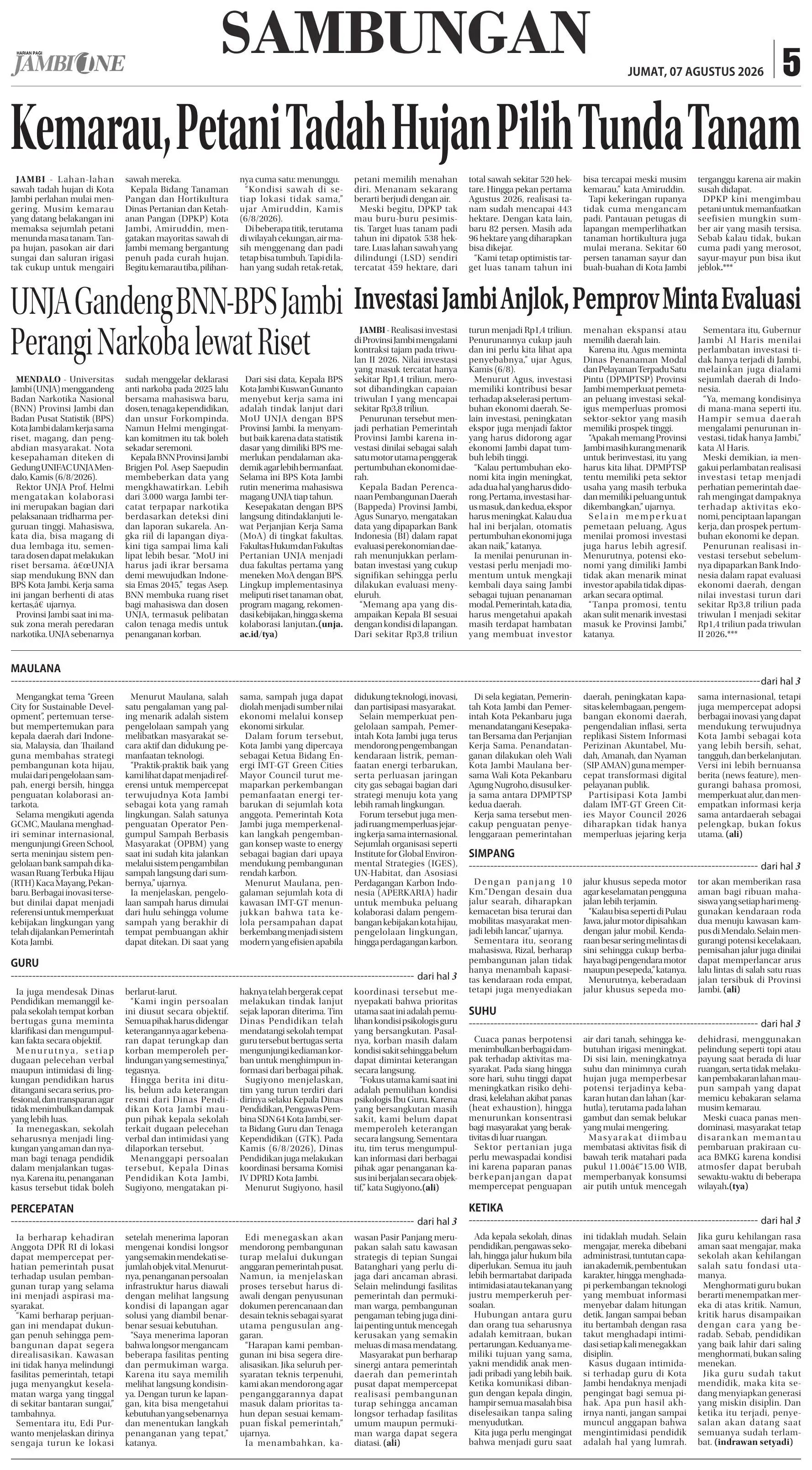 Halaman Koran