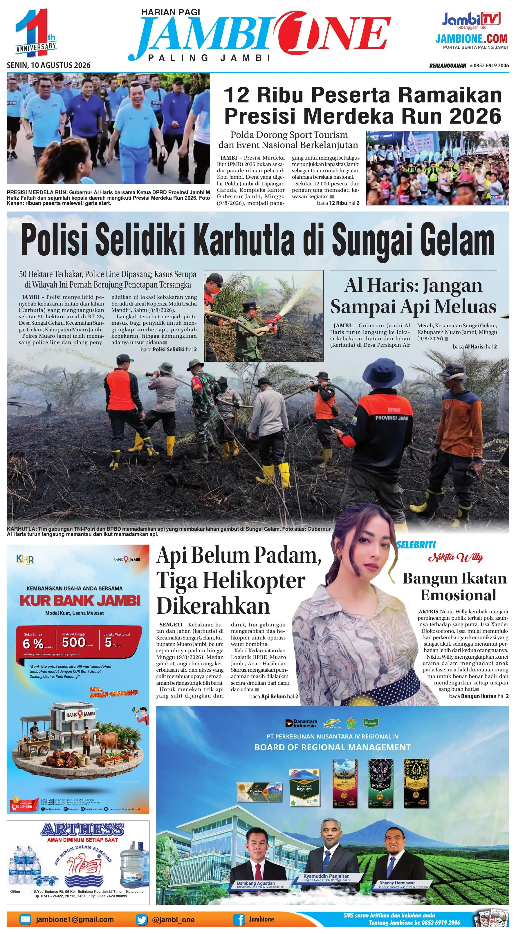 Edisi 10 Agustus 2026