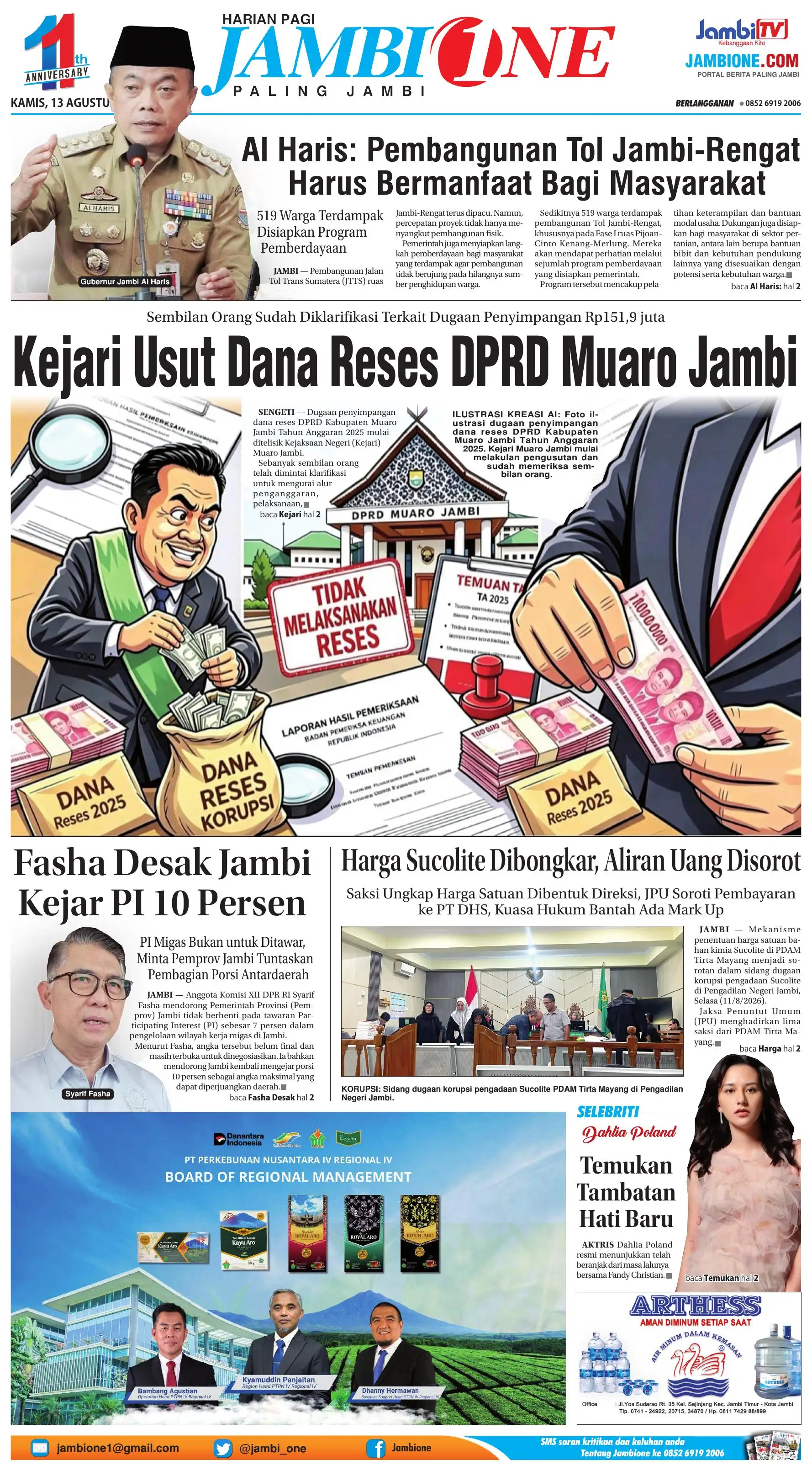 Edisi 13 Agustus 2026