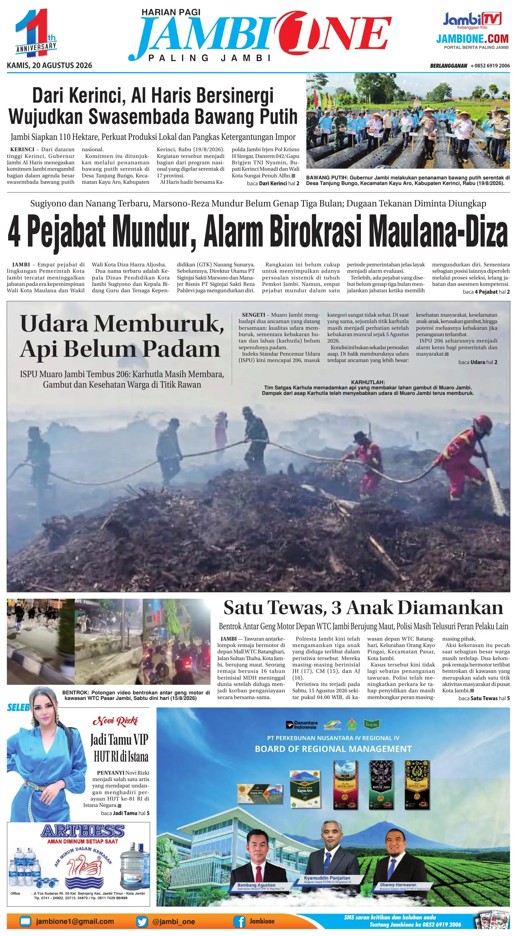 Edisi 20 Agustus 2026