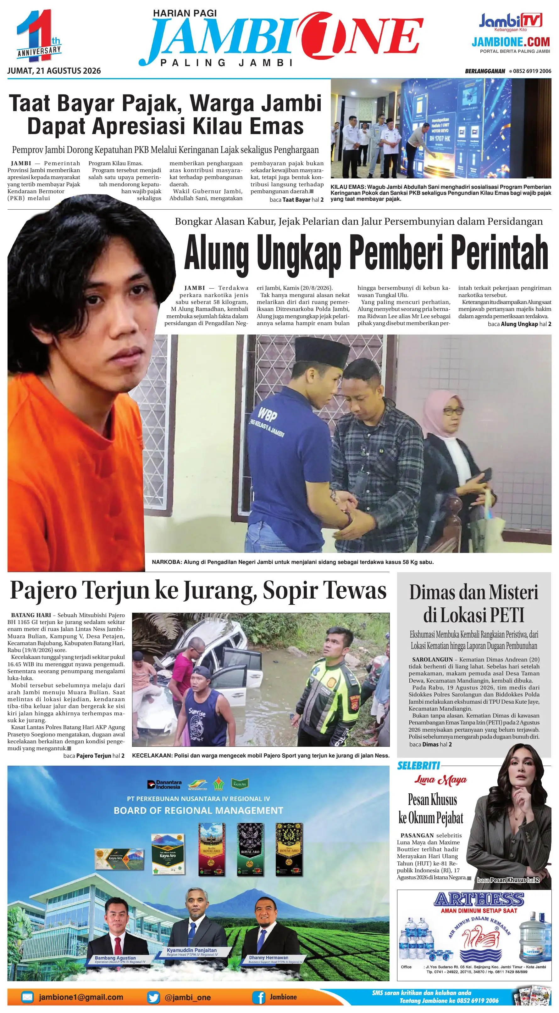 Edisi 21 Agustus 2026