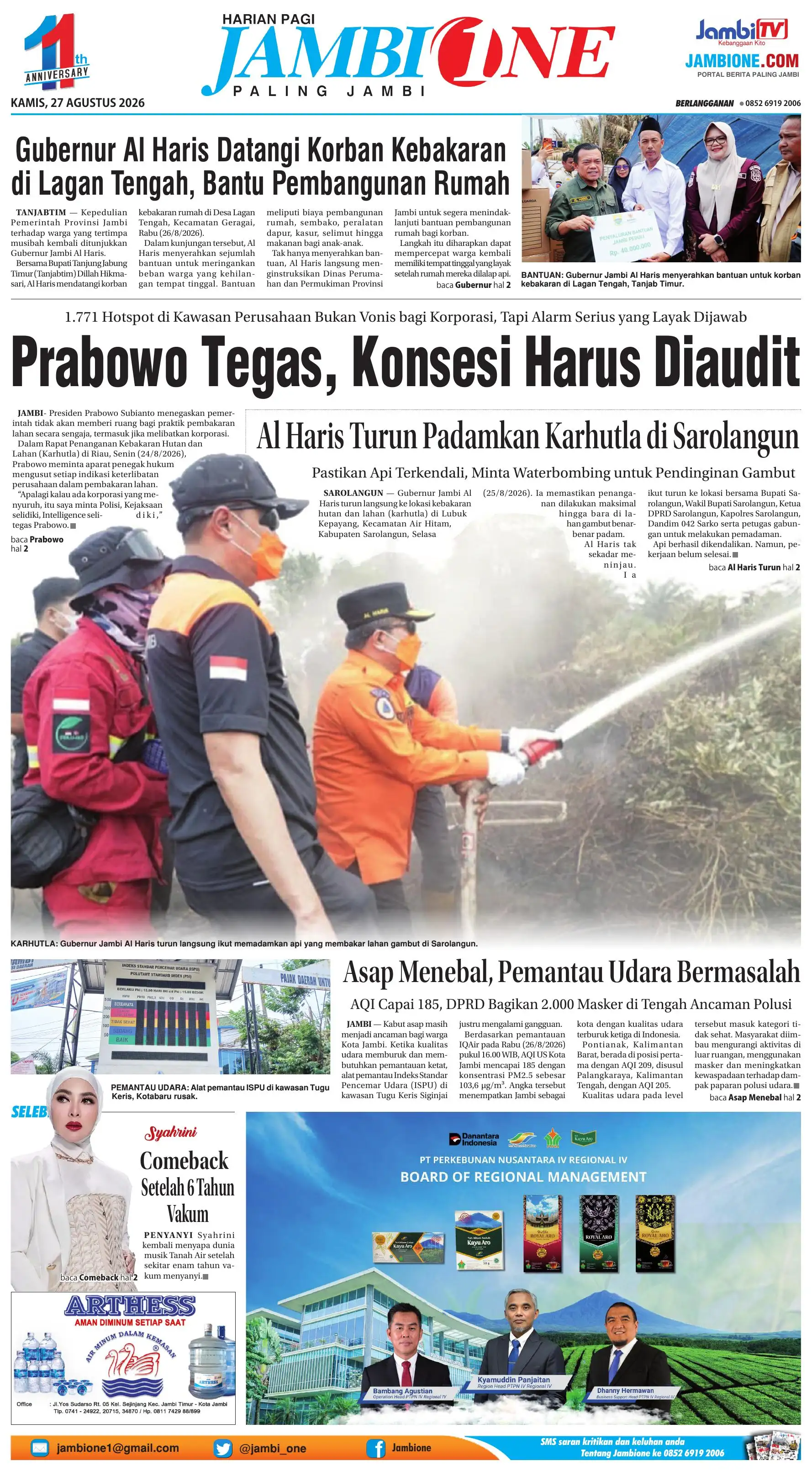 Edisi 27 Agustus 2026