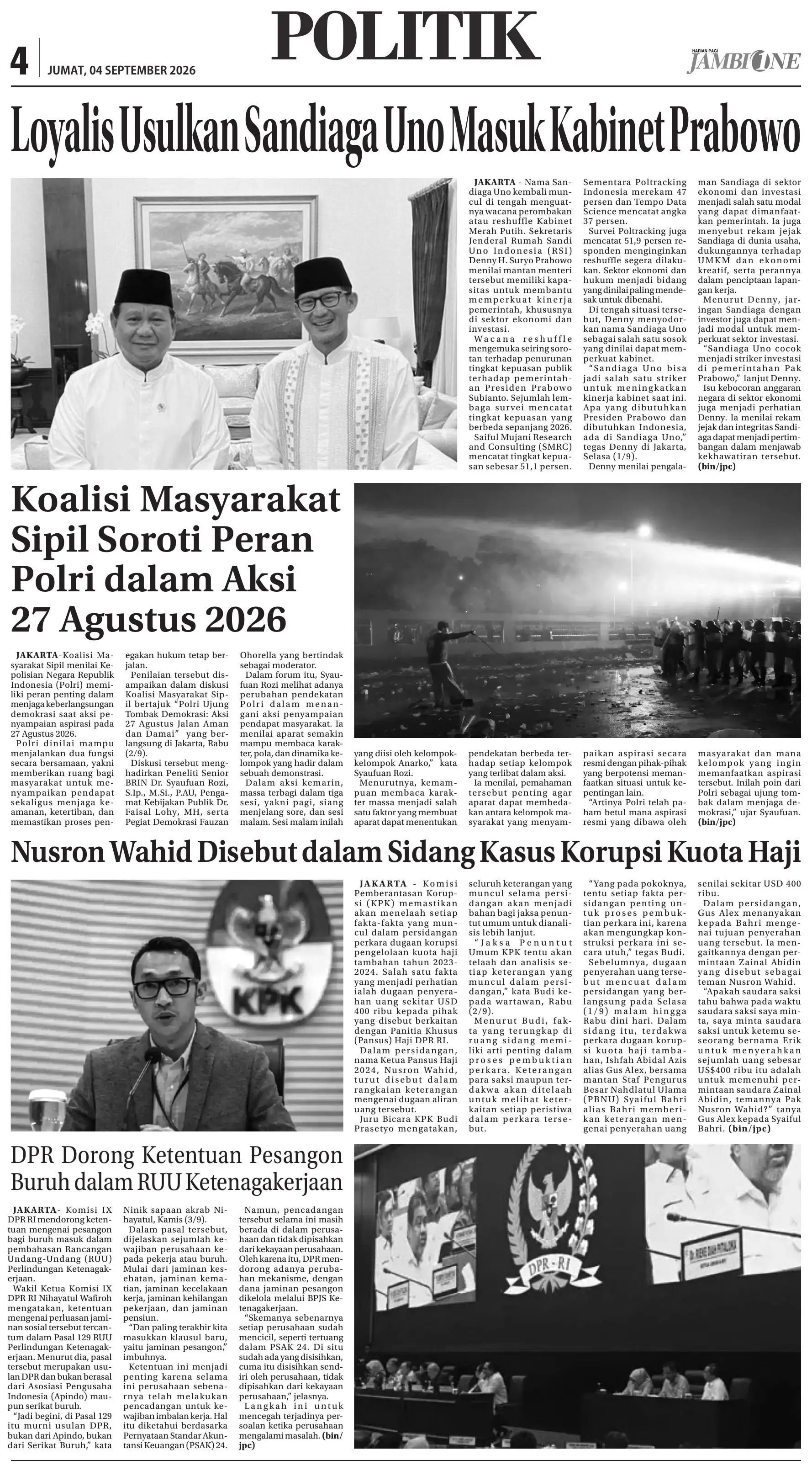 Halaman Koran