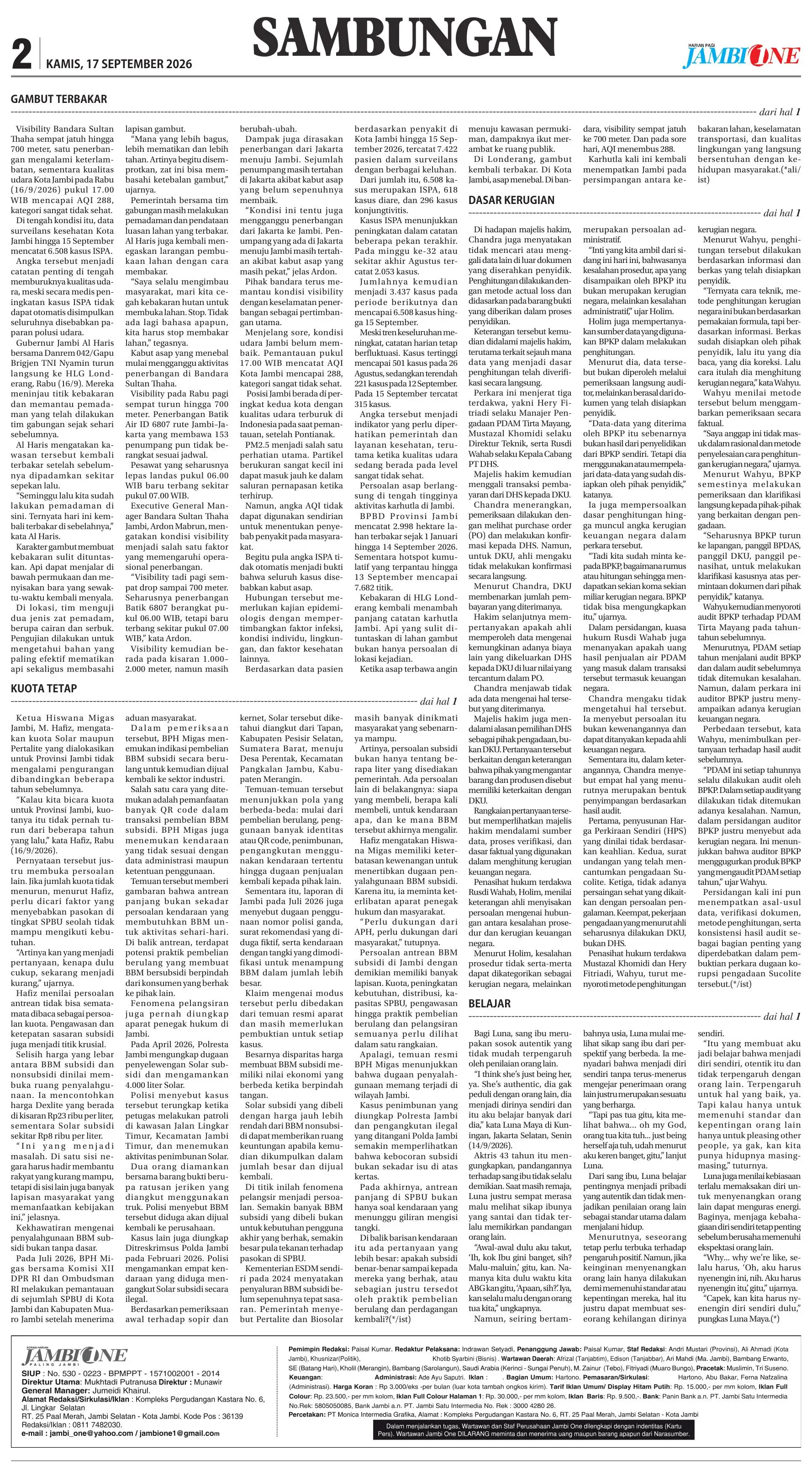 Halaman Koran