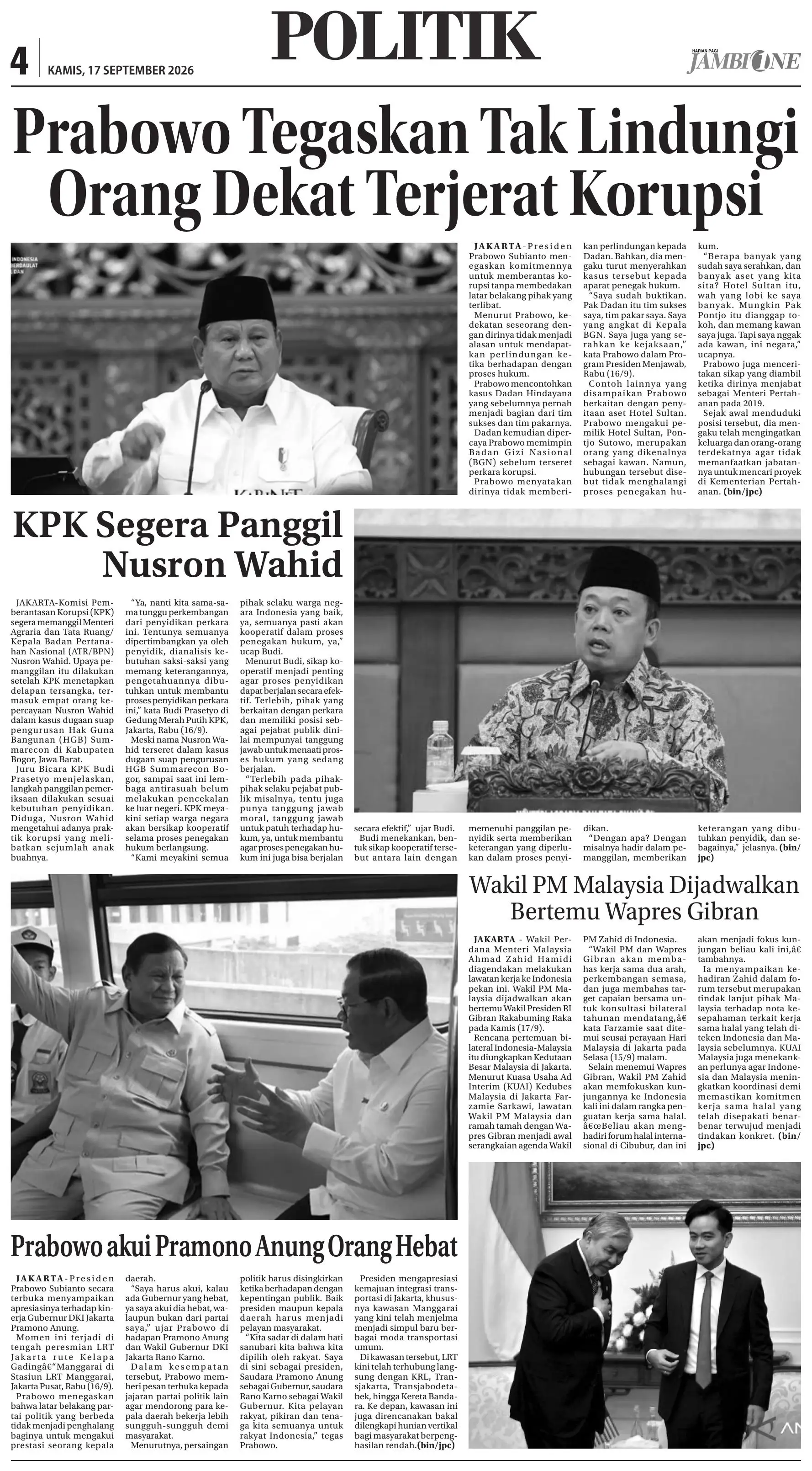 Halaman Koran