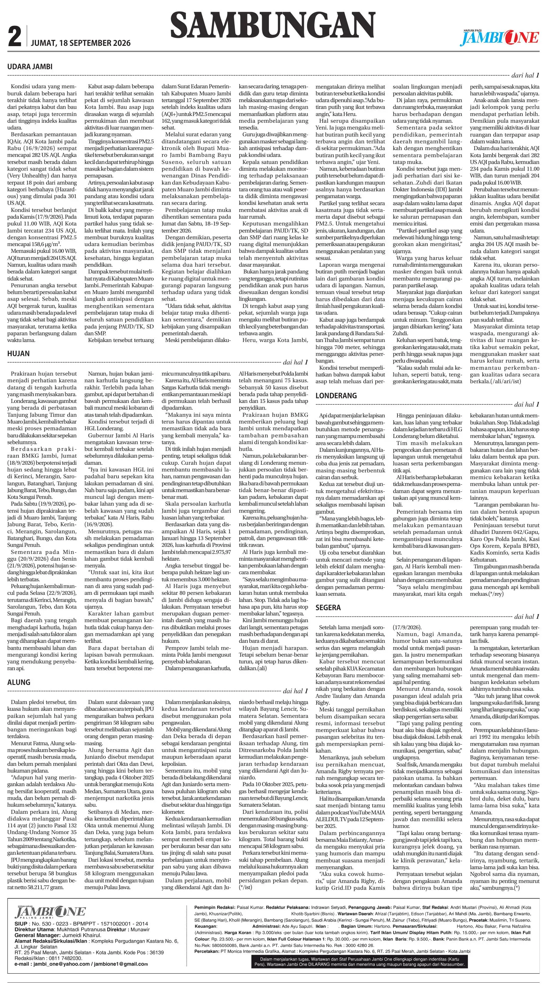 Halaman Koran