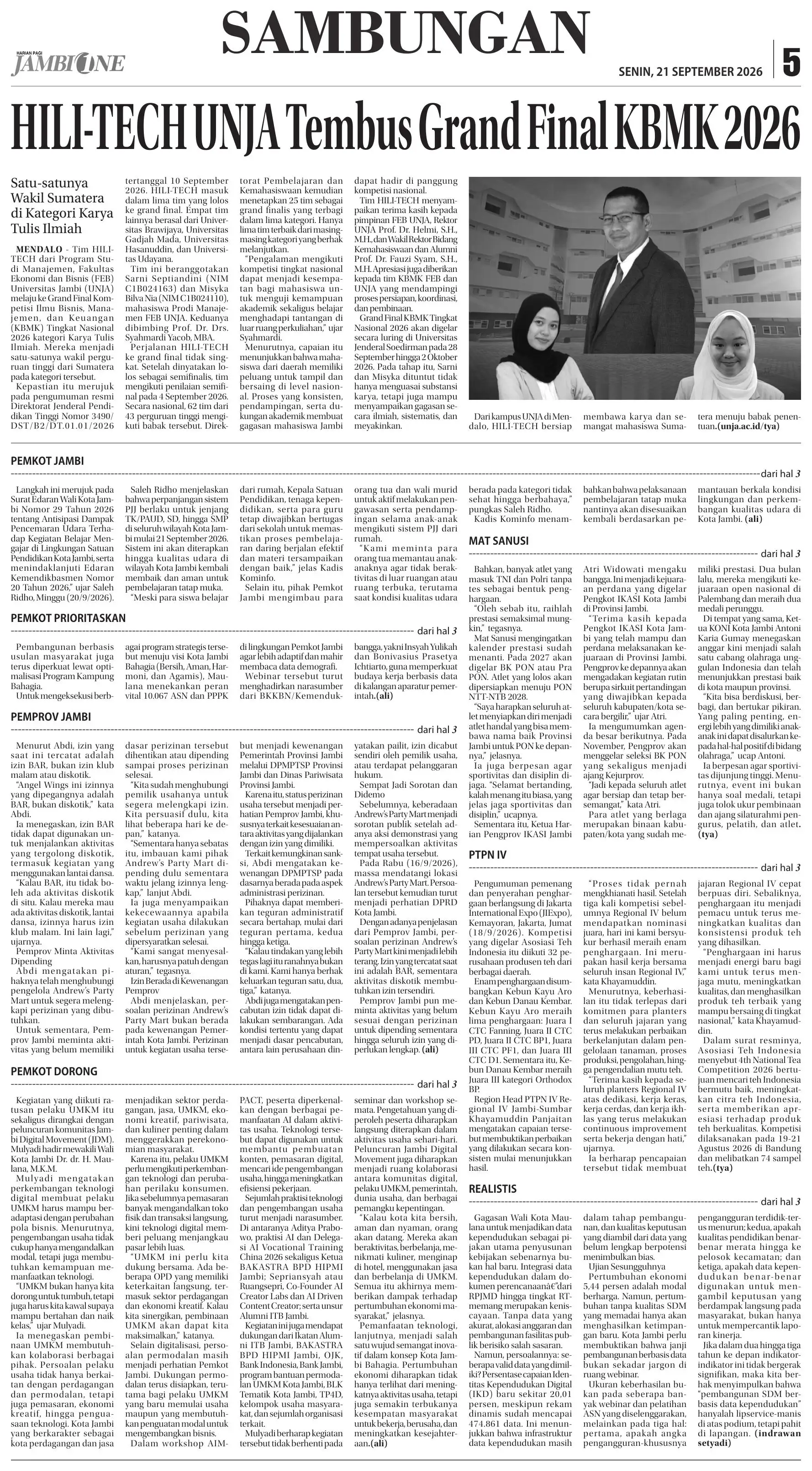Halaman Koran