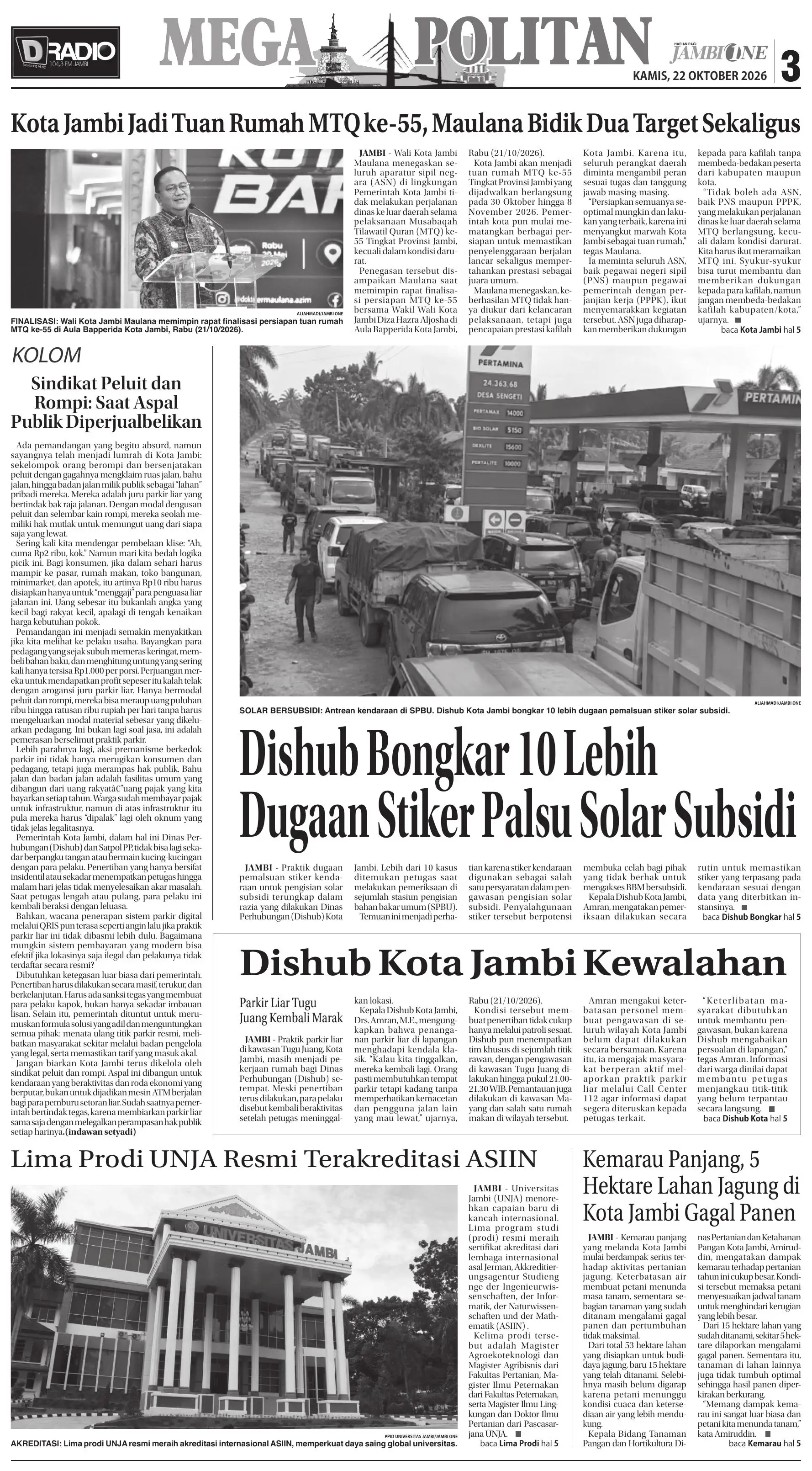 Halaman Koran