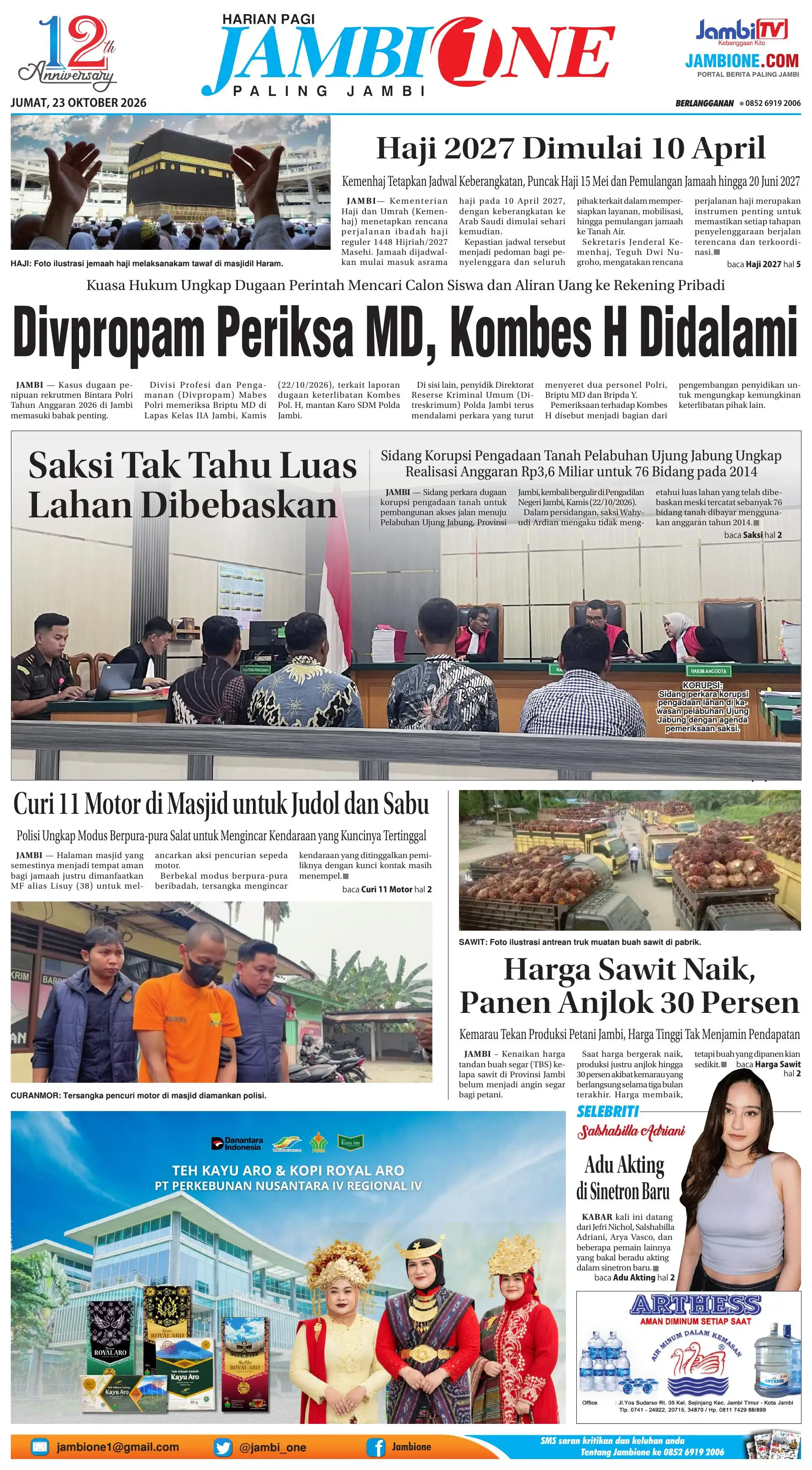 Edisi 23 Oktober 2026