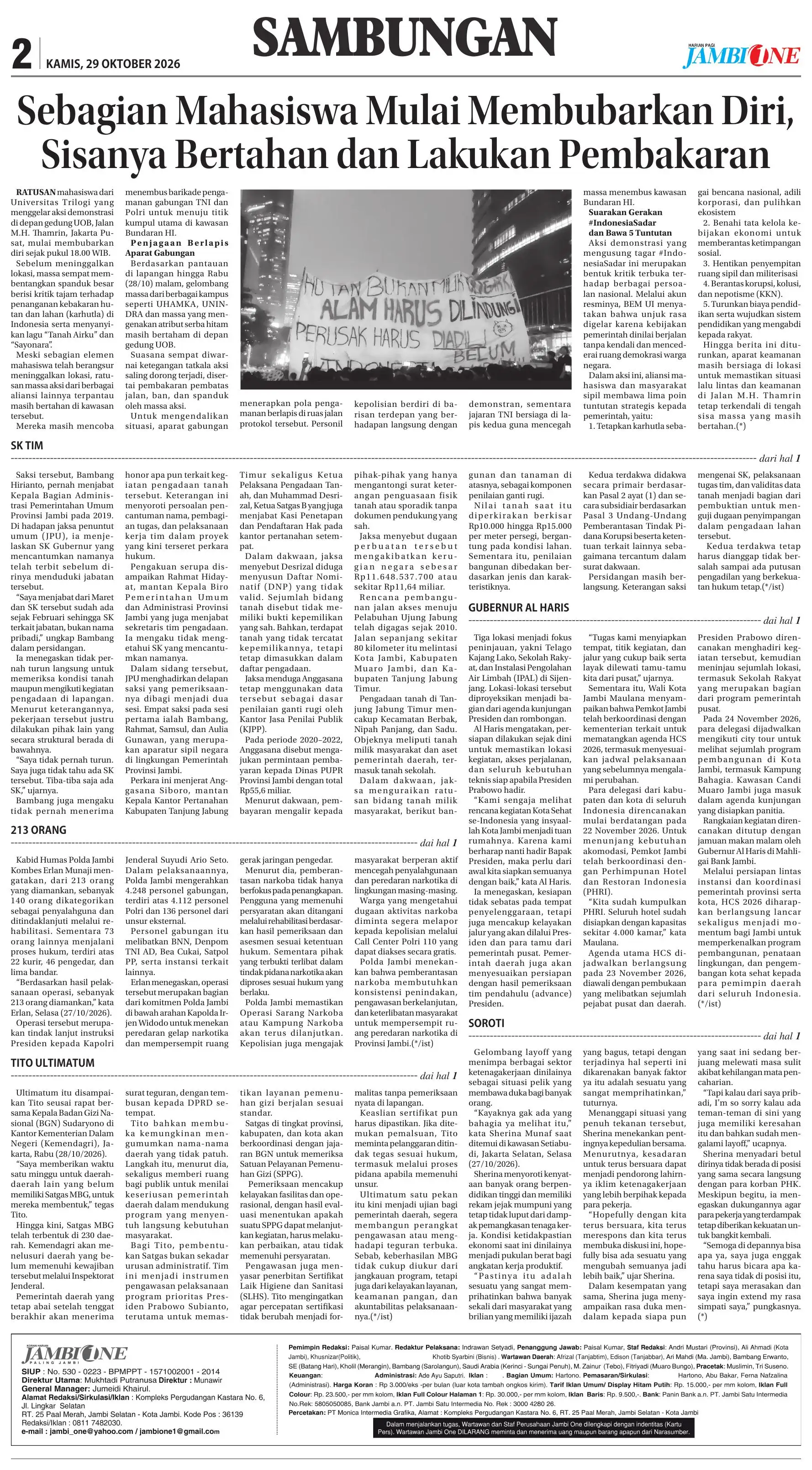 Edisi 29 Oktober 2026