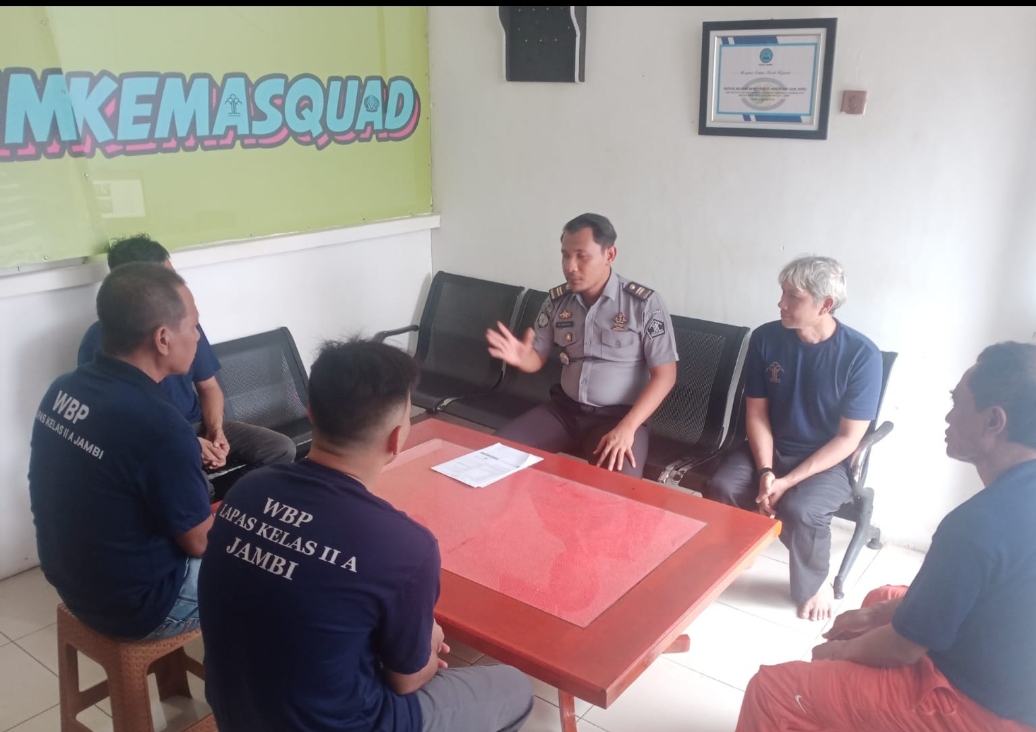 5 Warga Binaan Lapas Kelas IIA Jambi Jalani Tahap Persiapan Pembebasan Bersyarat