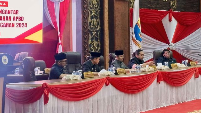 DPRD Jambi Terima Nota Pengantar Ranperda Perubahan APBD 2024