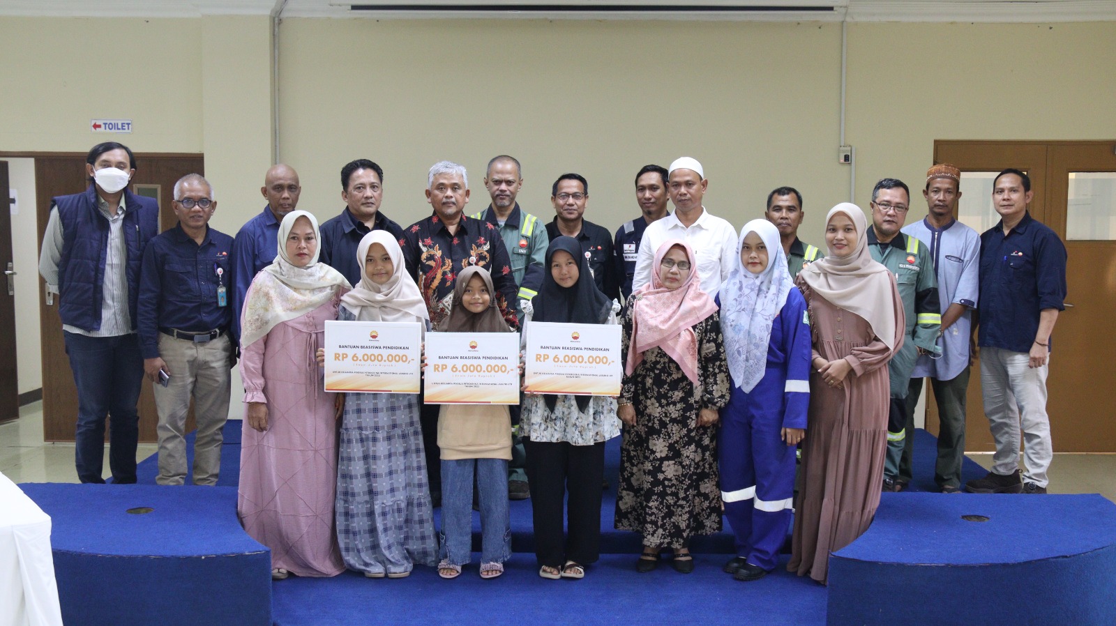 PetroChina Jabung Berikan Beasiswa Pendidikan Untuk Keluarga Korban Kecelakaan Kerja