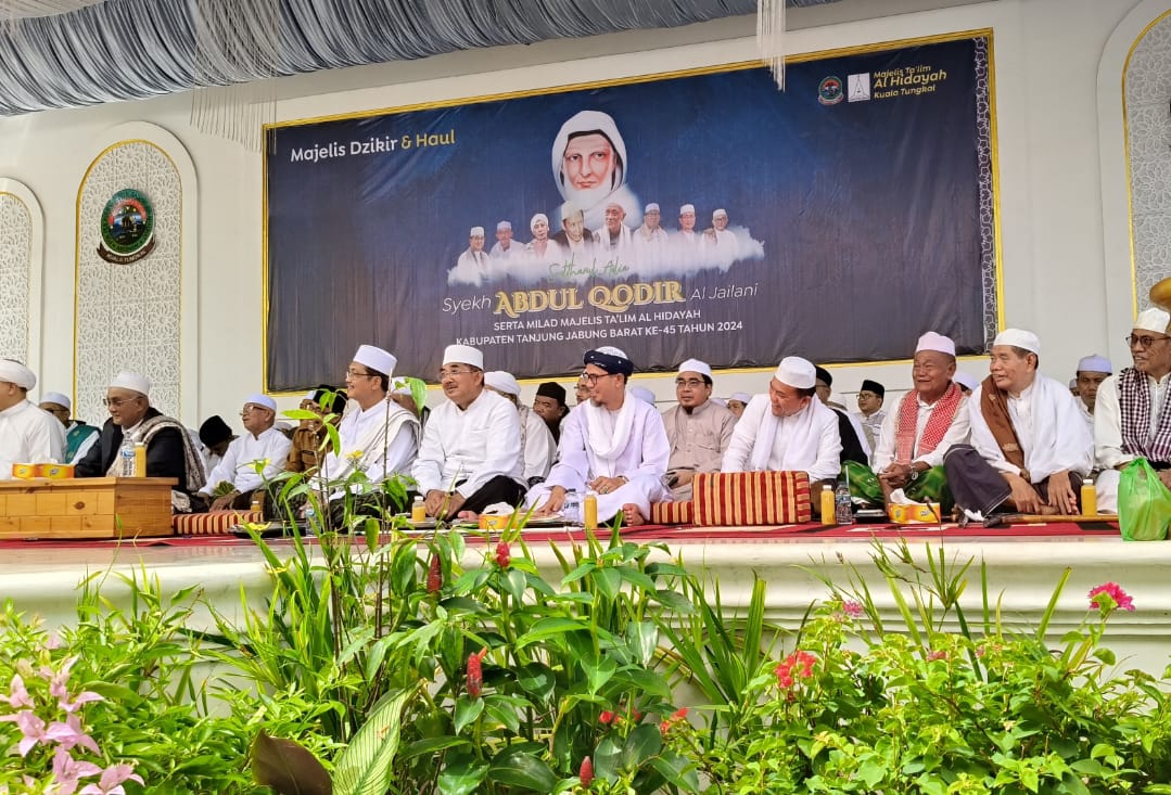 Al Haris Hadiri Haul Syeh Abdul Qadir Al Jailani di Kuala Tungkal