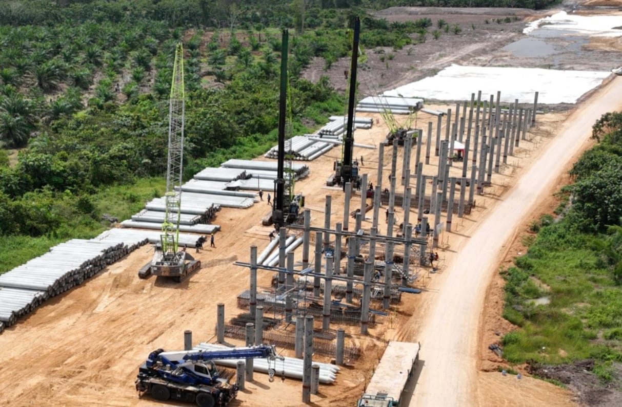 Pastikan Pembangunan Jalan Tol Sesuai SOP, Perusahaan HK Jambi Berikan Bahan-bahan Yang Bermutu dan Berkualitas