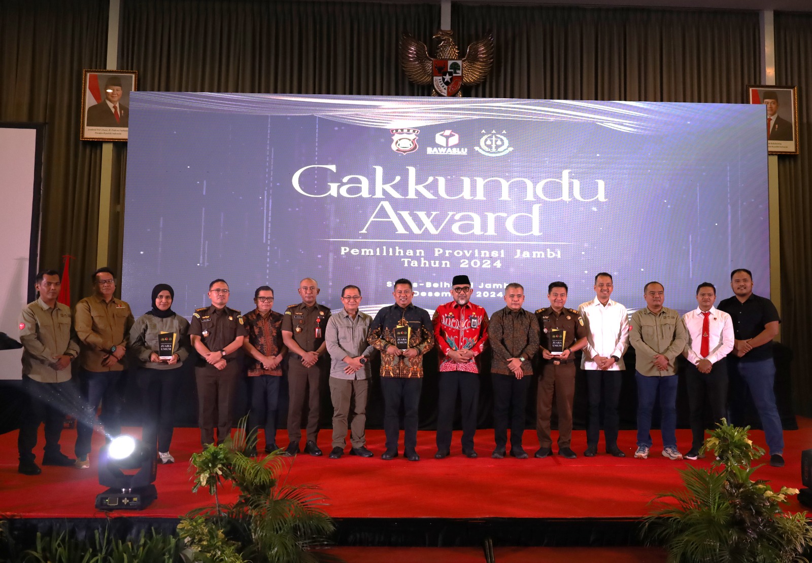 Apresiasi, Bawaslu Jambi Gelar Gakkumdu Award