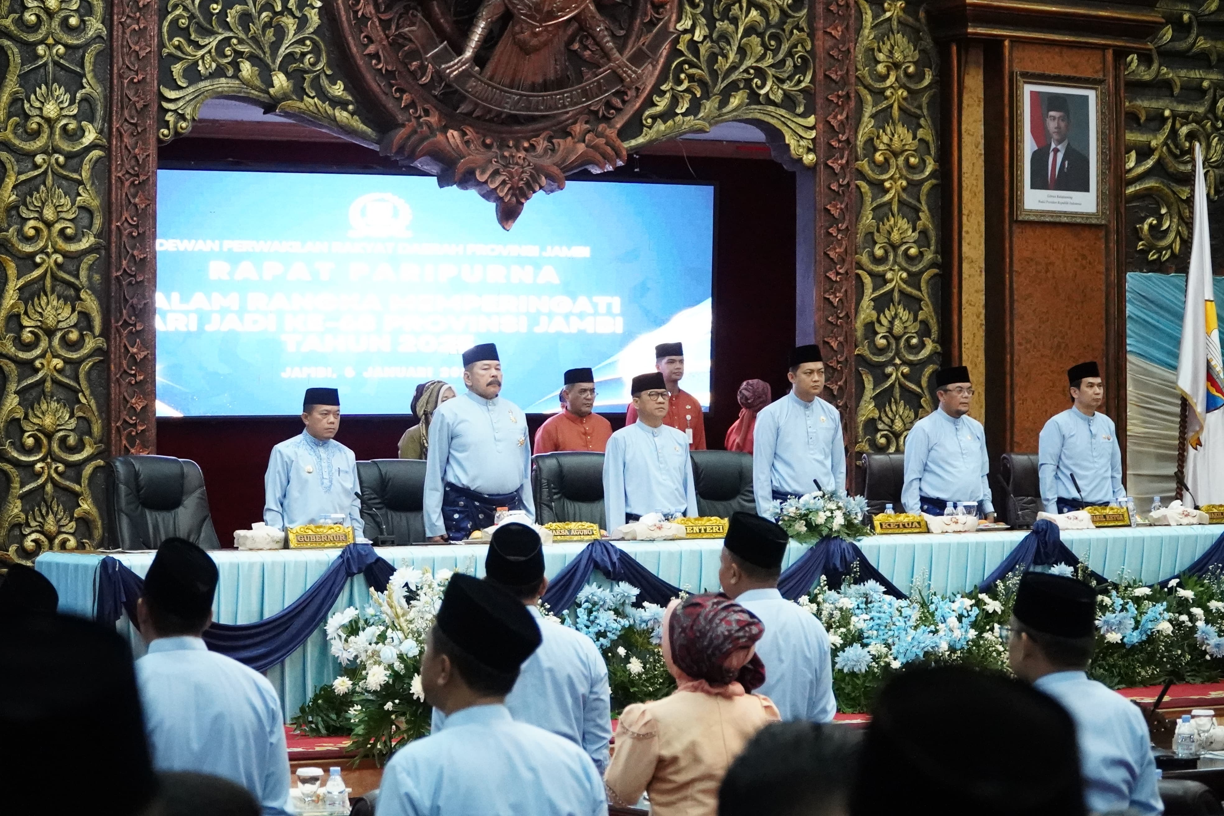 DPRD Provinsi Jambi Gelar Paripurna HUT Provinsi Jambi ke-68