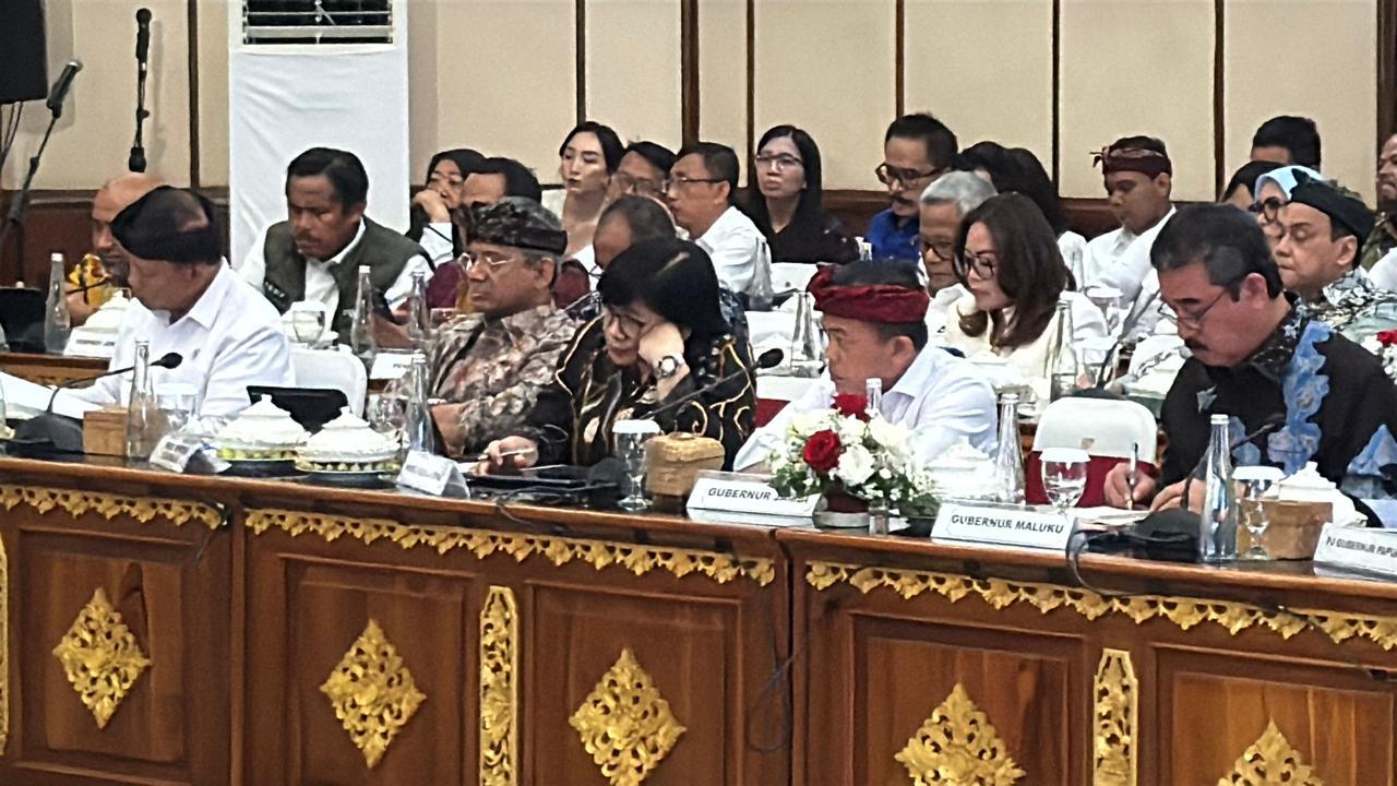 Hadiri Rapat Konsolidasi Nasional di Bali, Gubernur Al Haris Sampaikan Saran dan Usulan Kepada Beberapa Menteri