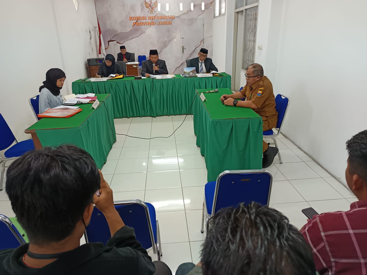 KI Jambi Gelar Sidang Sengketa Informasi Publik Perkumpulan Elang Nusantara Vs Dinas PUPR