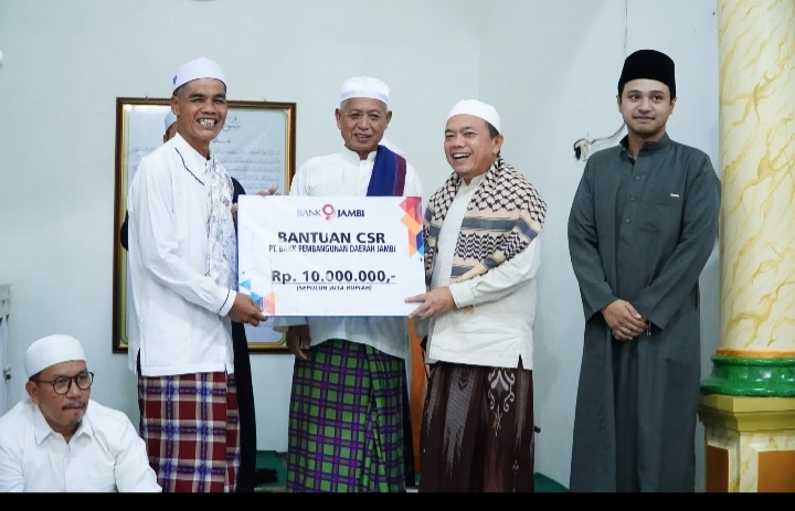 Safari Ramadhan di Masjid Al Aqsho, Al Haris: Pertahankan Nilai Agama dan Adat Istiadat Jambi Kota Sebrang