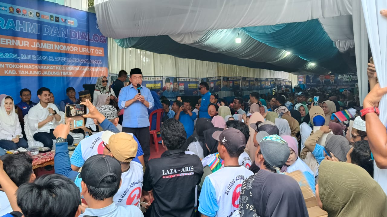 Haris-Sani Lanjutkan Menggema di Tanjab Timur