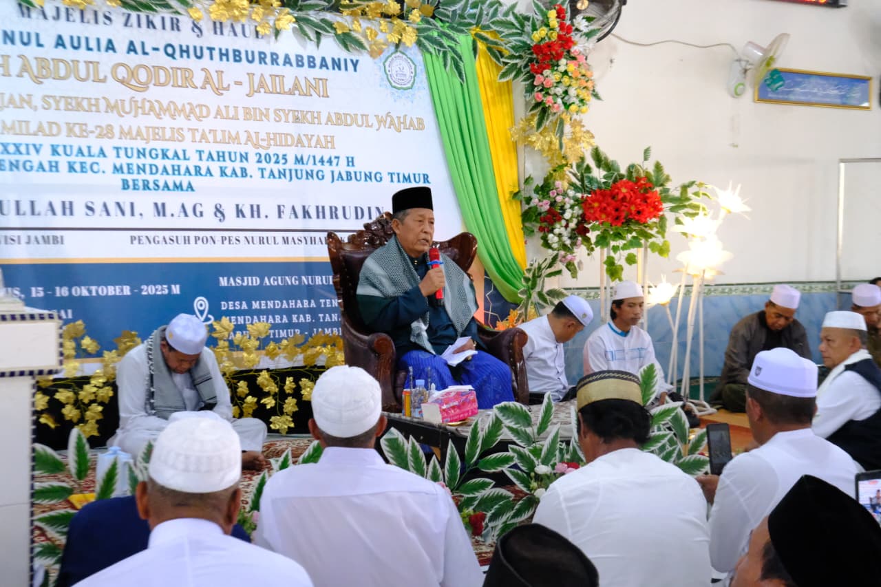 Hadiri Tabligh Akbar Haul Syekh Abdul Qodir Al-Jailani, Wagub Sani: Alhamdulillah Adalah Doa Paling Manjur dan Mudah